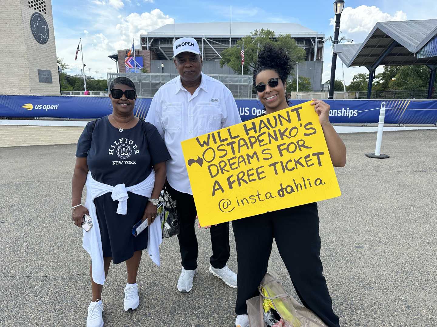 Dahlia Ramsay Tennis Us Open Sign