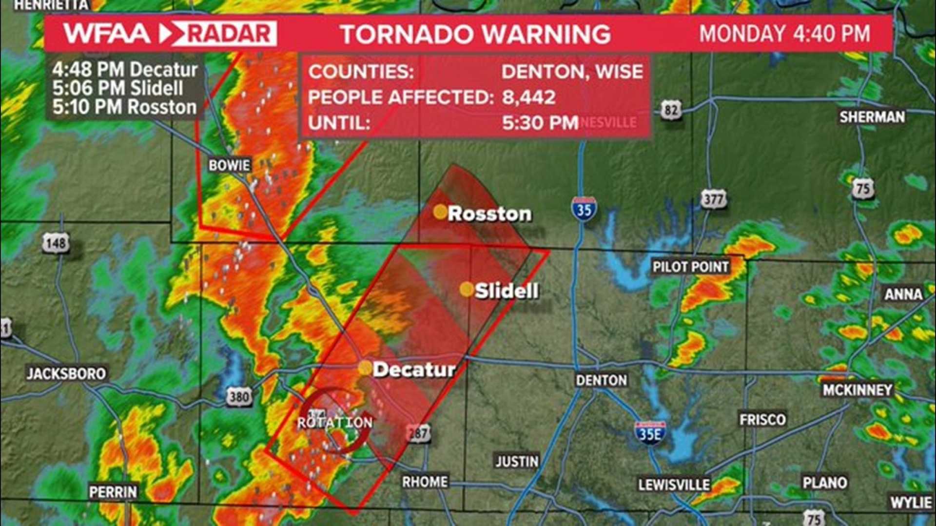 Dallas Weather Severe Thunderstorm Warning