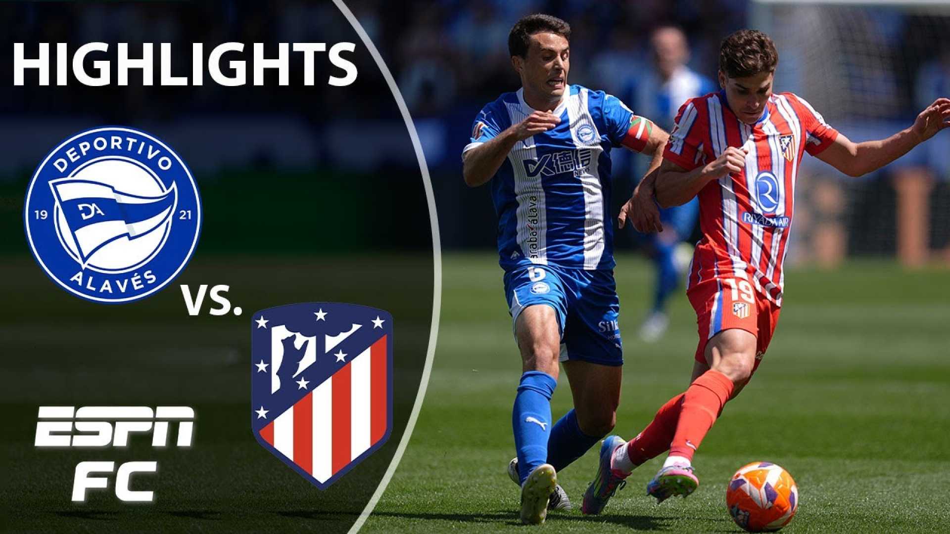 Deportivo Alaves Atletico Madrid La Liga Match