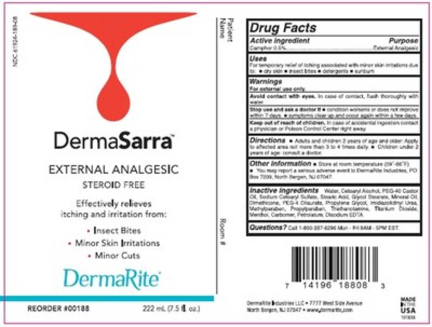 Dermarite Soap Recalled Bacterial Contamination