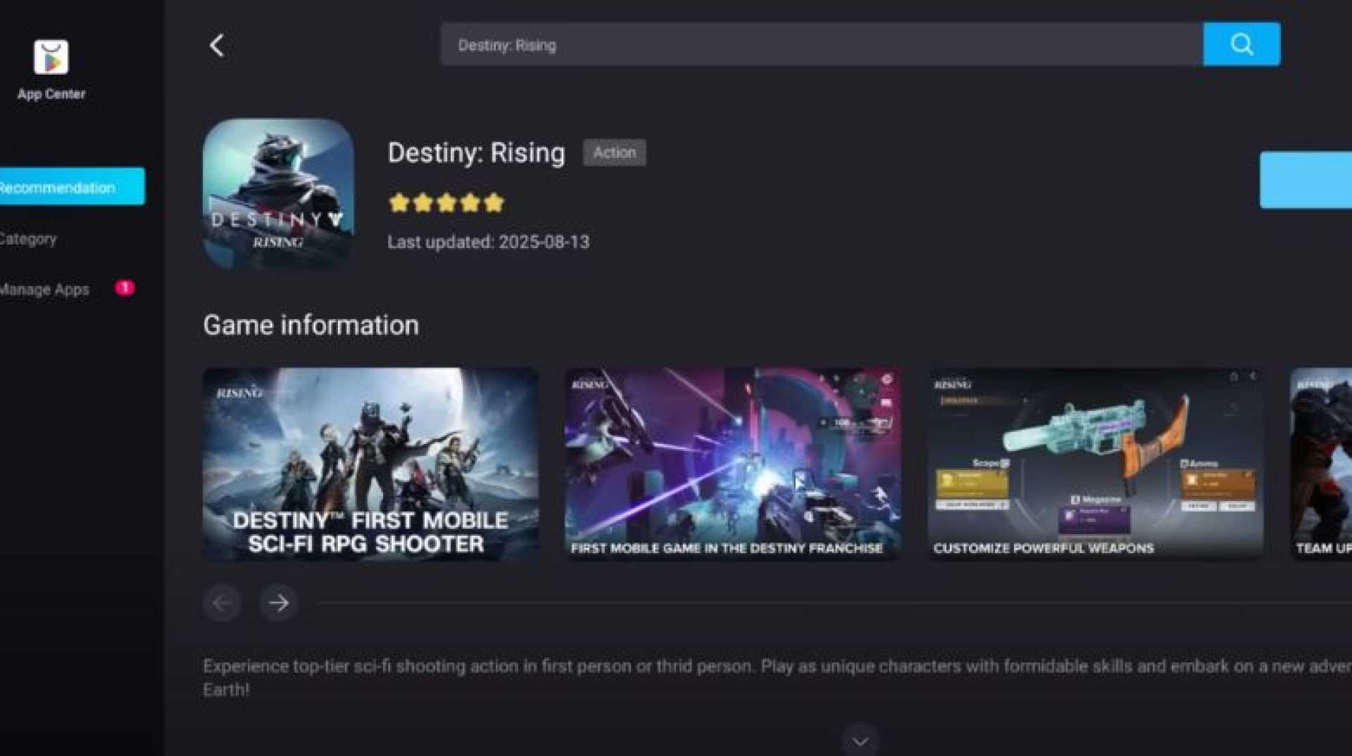 Destiny Rising Mobile Game Pc Emulator Guide