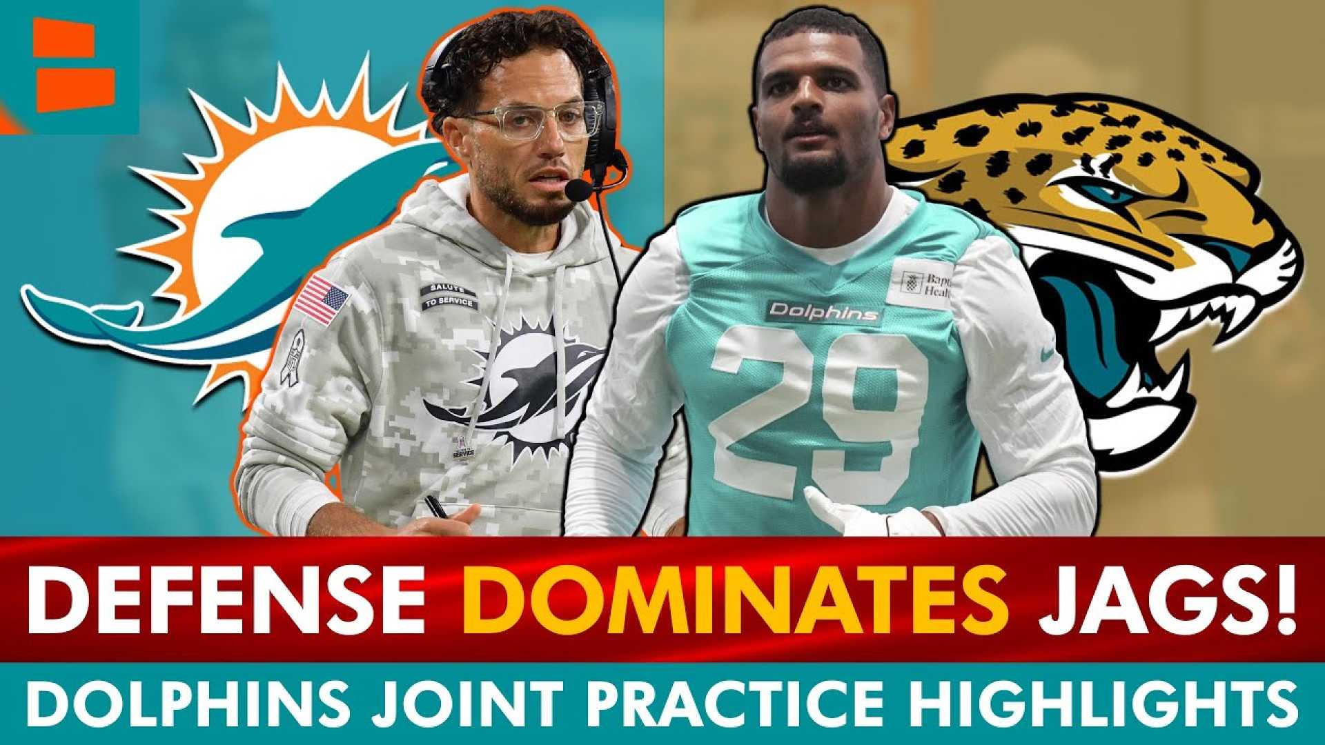 Dolphins Jaguars Joint Practice Fight