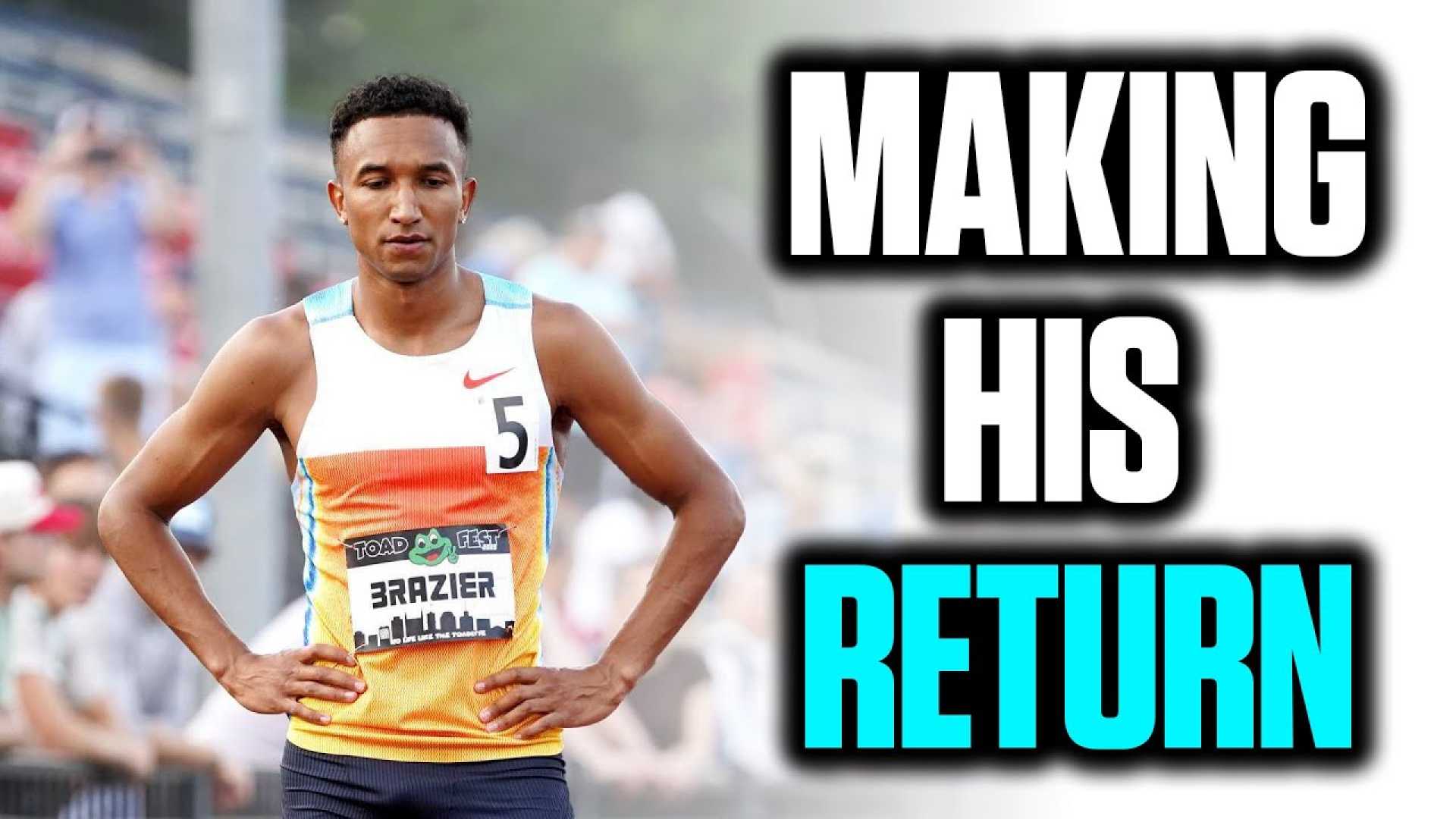 Donavan Brazier Racing 800m Track