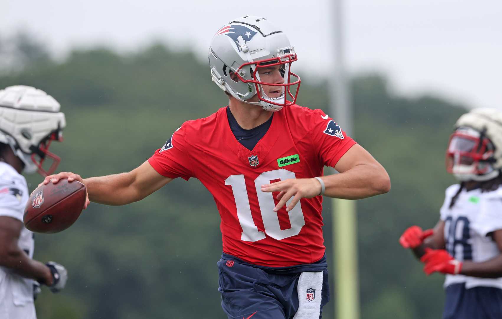 Drake Maye Patriots Training Camp
