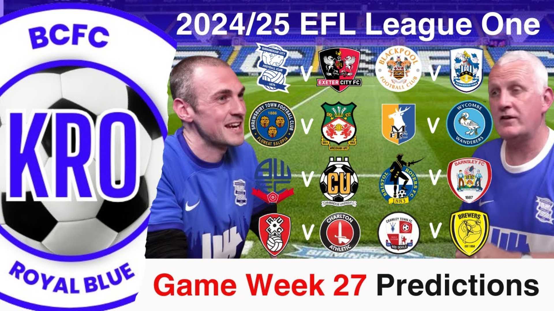 Efl League One Soccer Match Preview