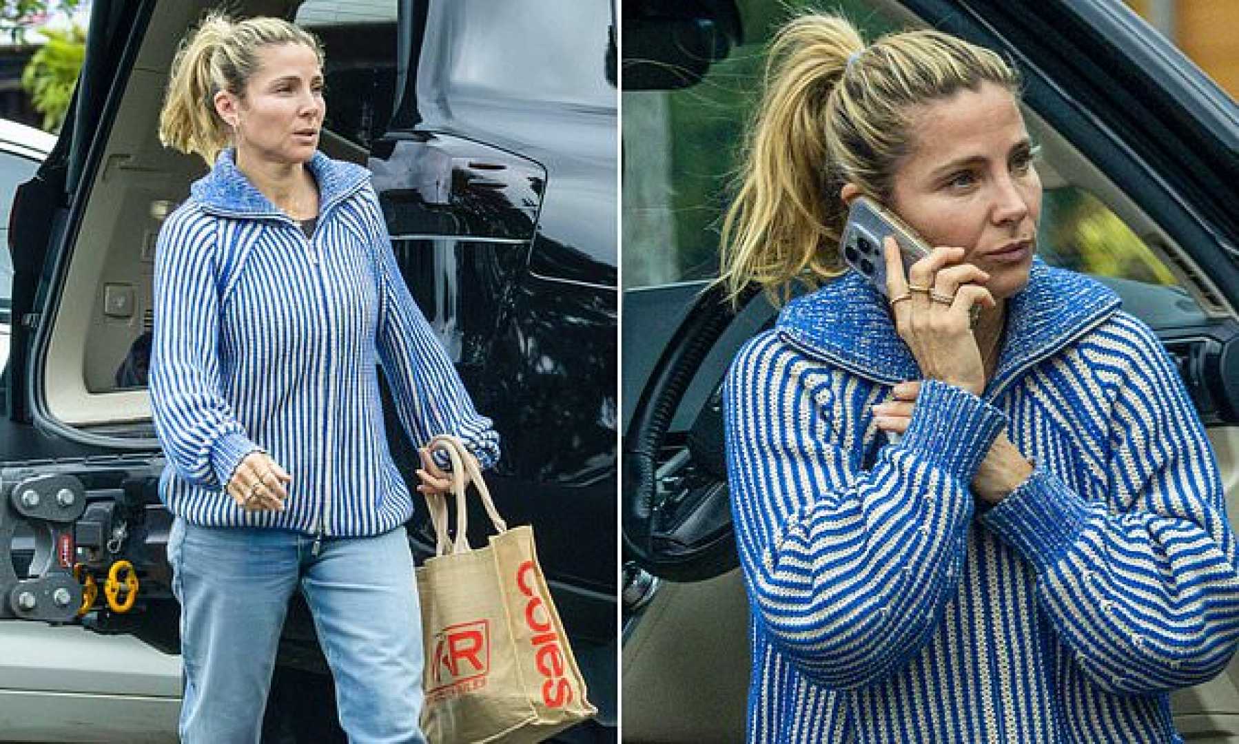 Elsa Pataky Grocery Run Byron Bay