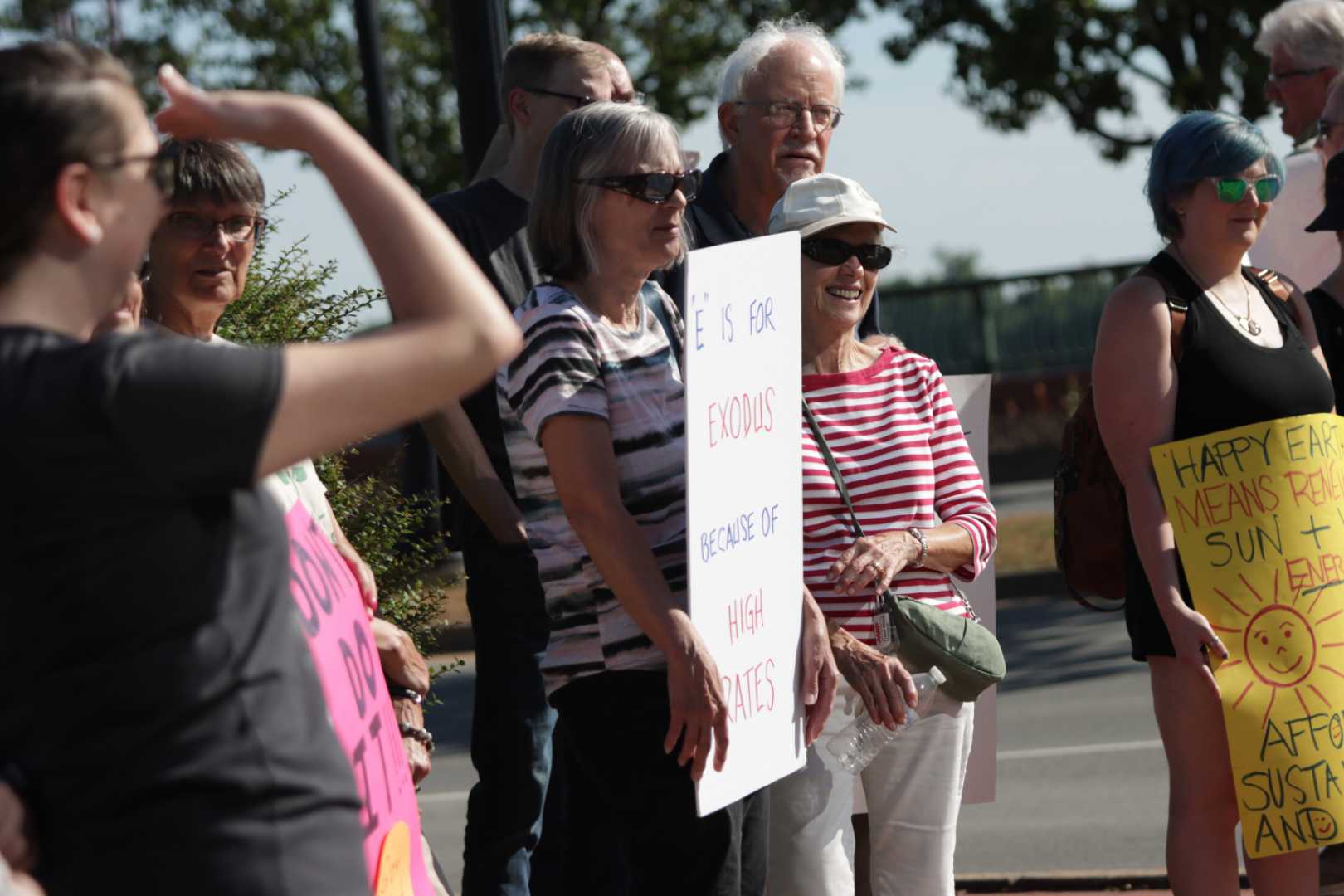 Evansville Protest Centerpoint Energy