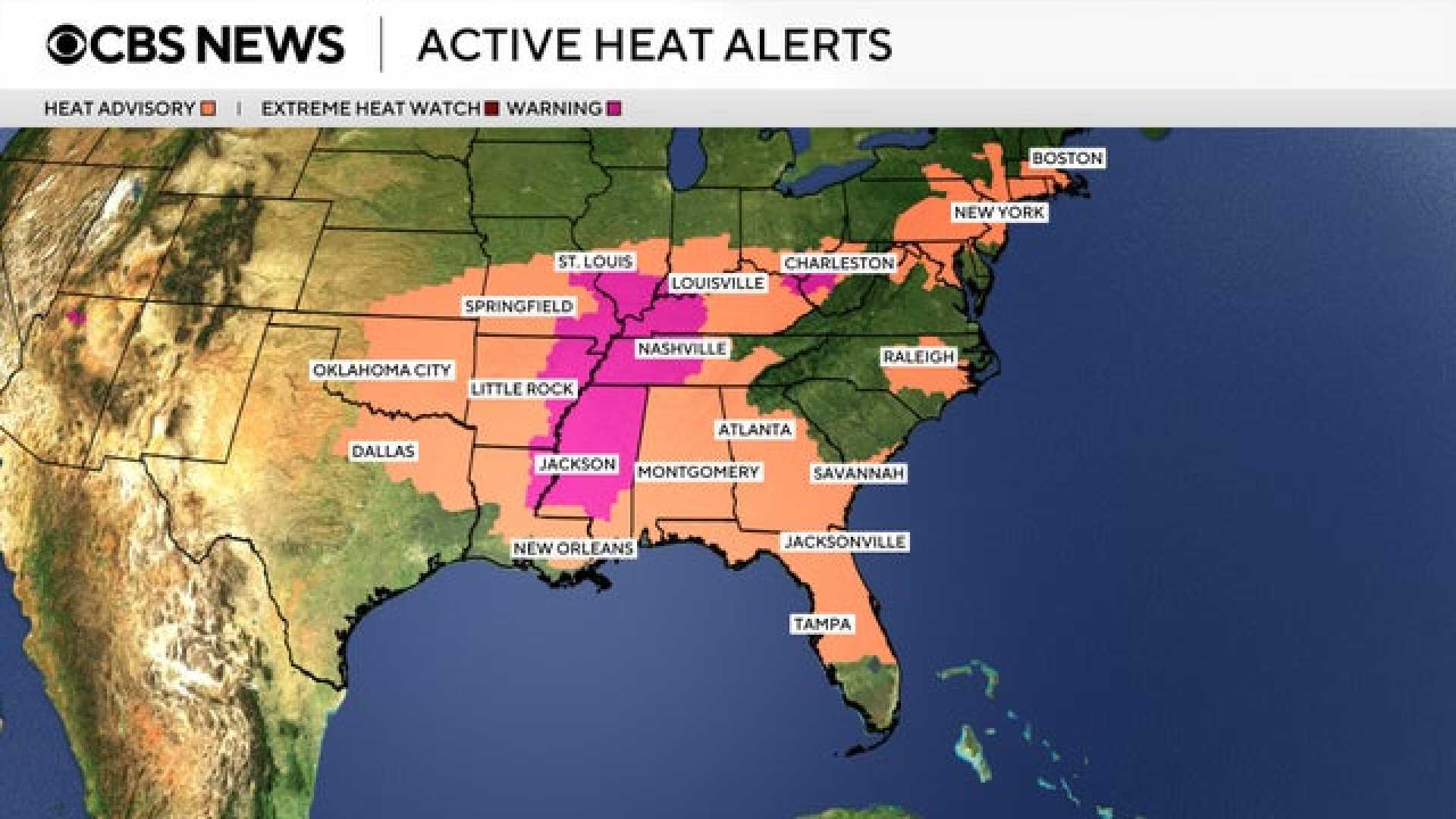 Extreme Heat Warning United States