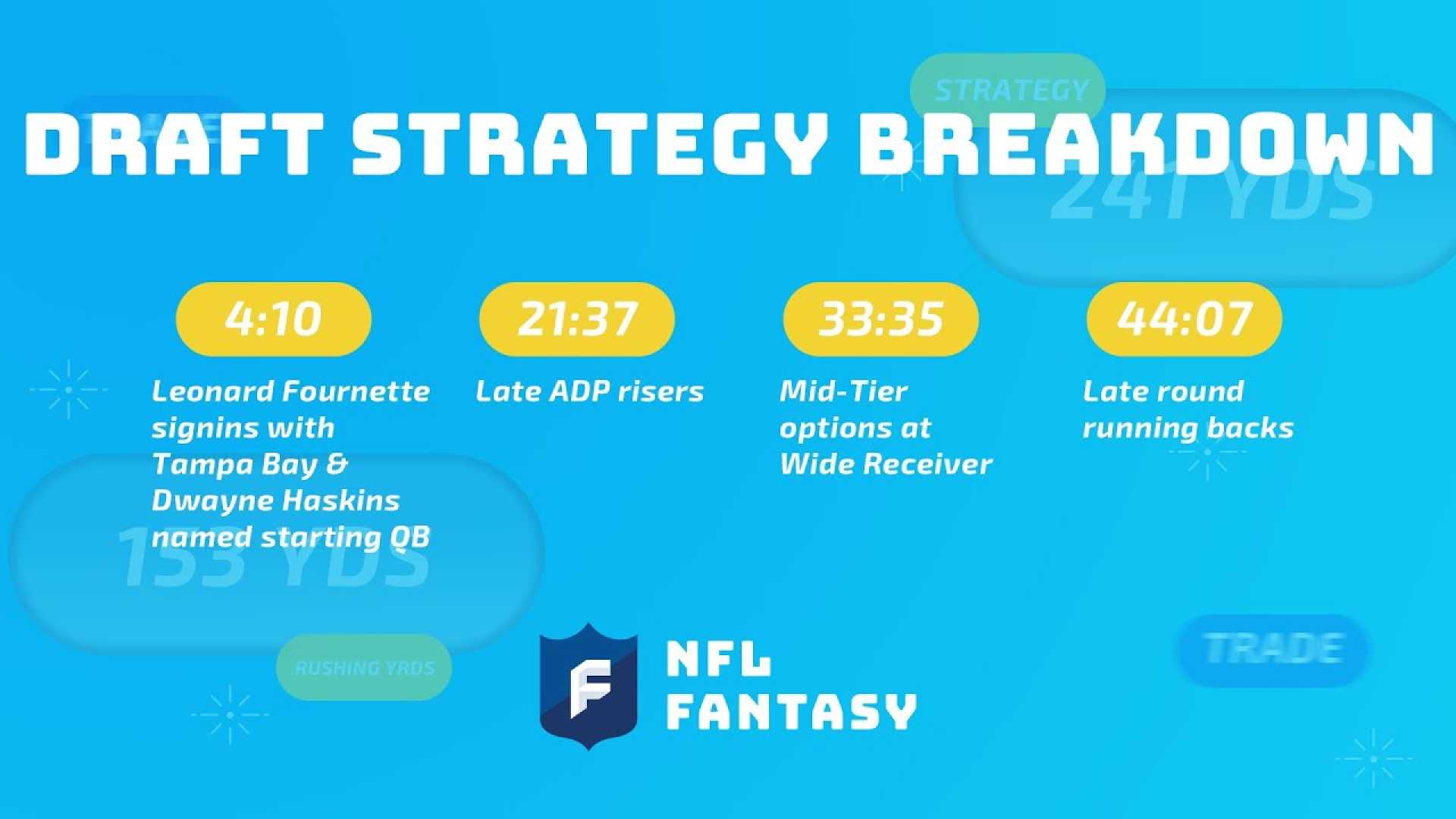 Fantasy Football Draft Strategy