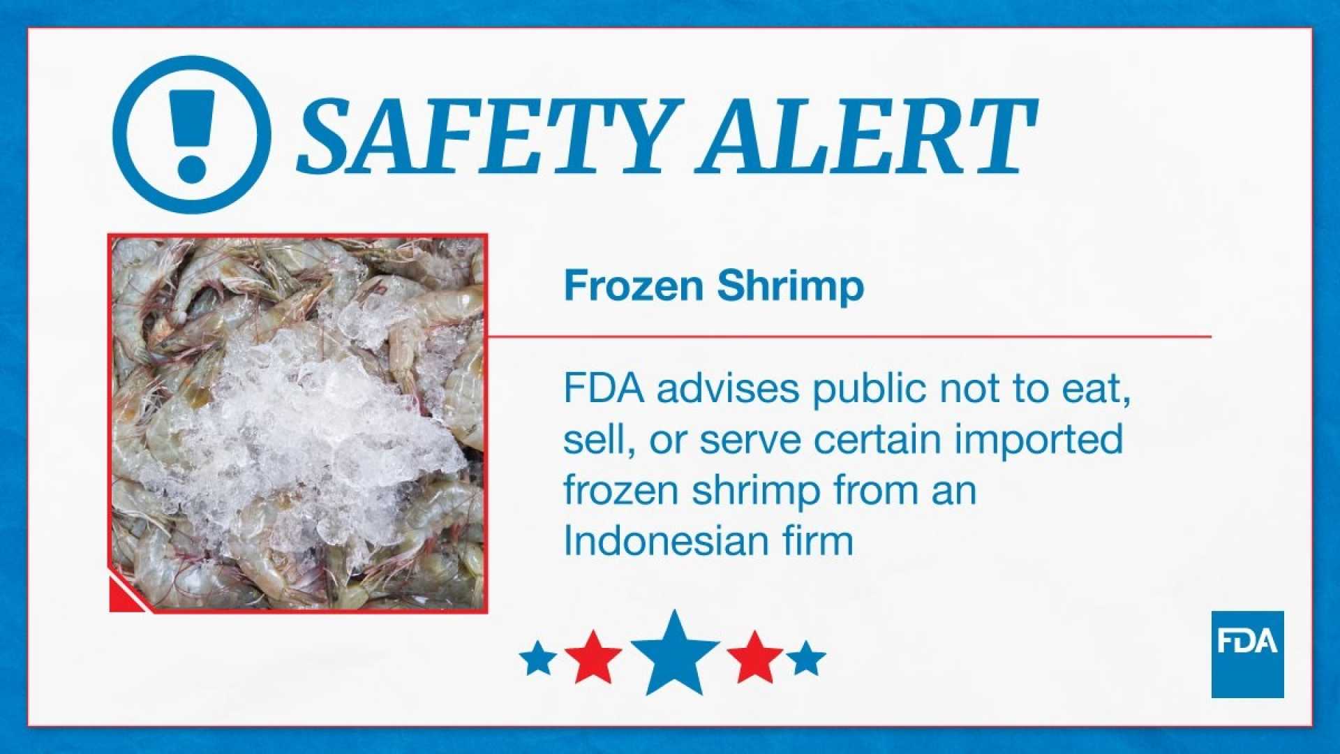 Fda Warning Shrimp Contamination