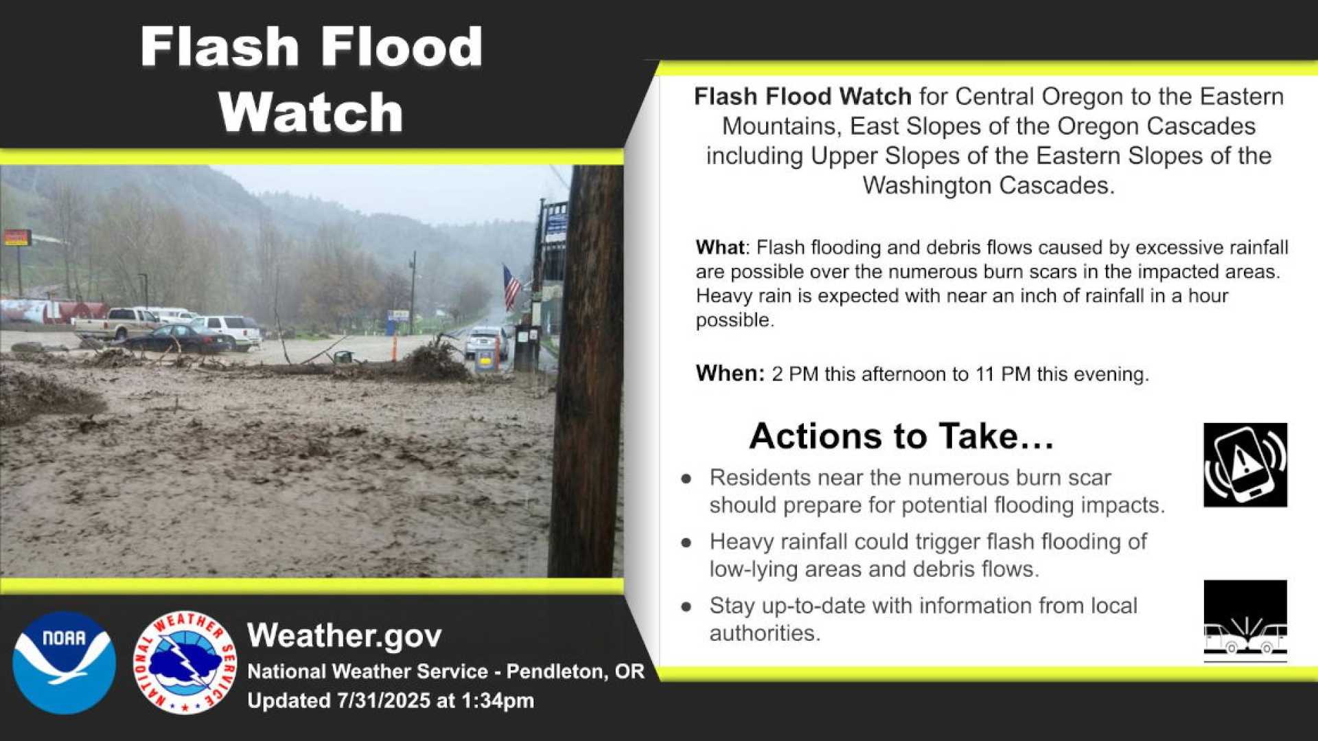 Flash Flood Warning Oregon Weather Service