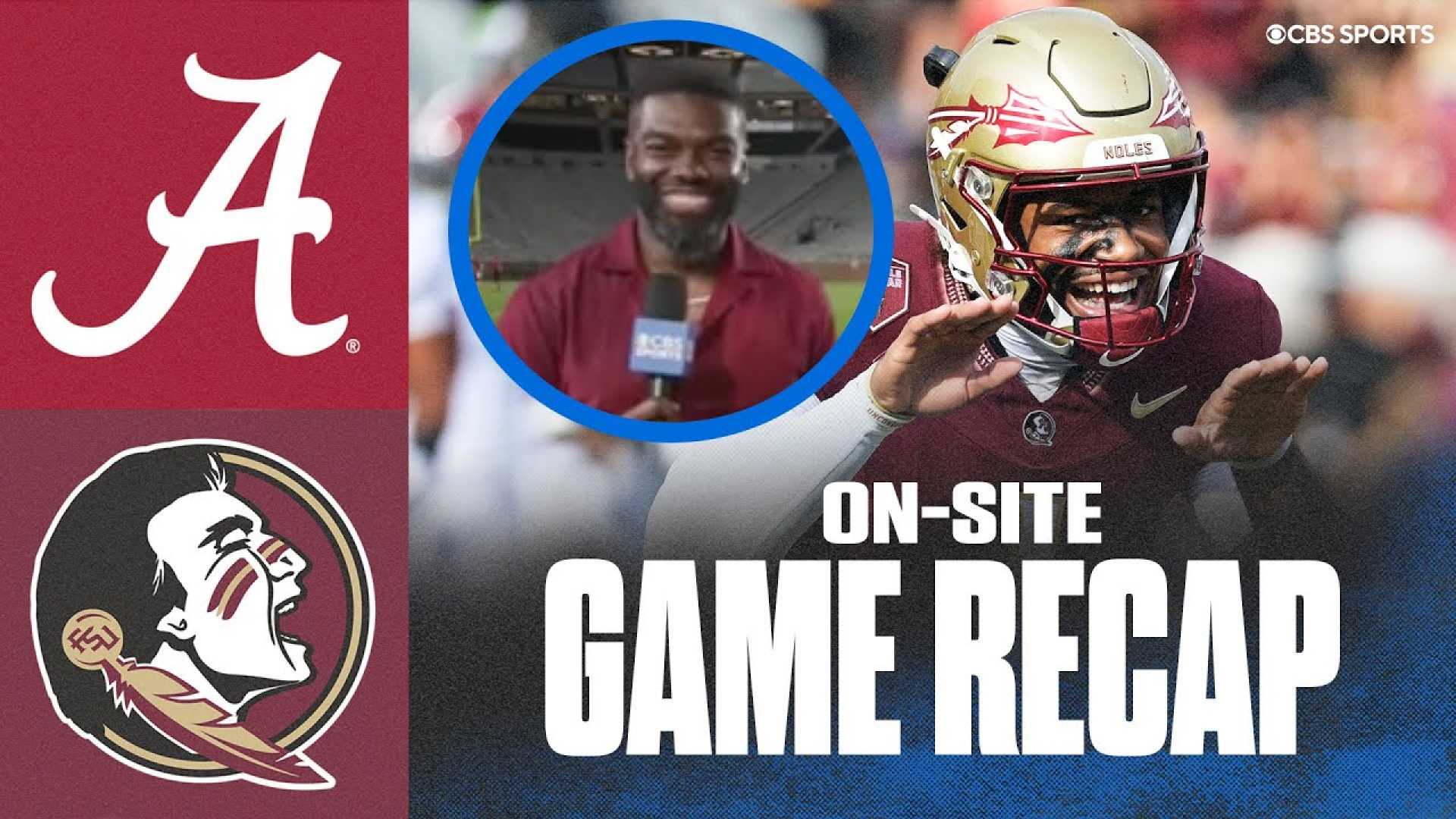 Florida State Football Upset Alabama
