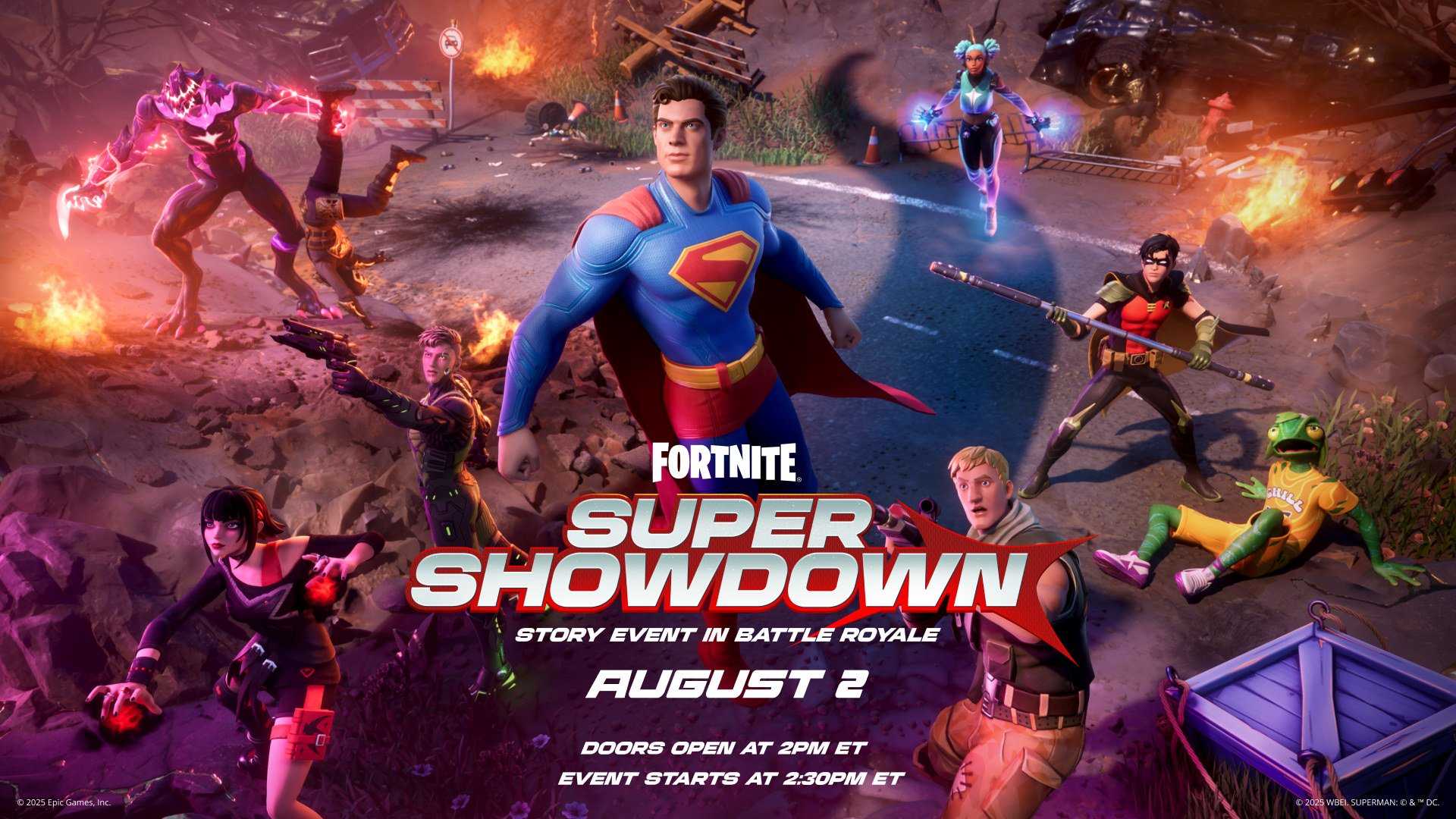 Fortnite Super Showdown Event Superman August 2025