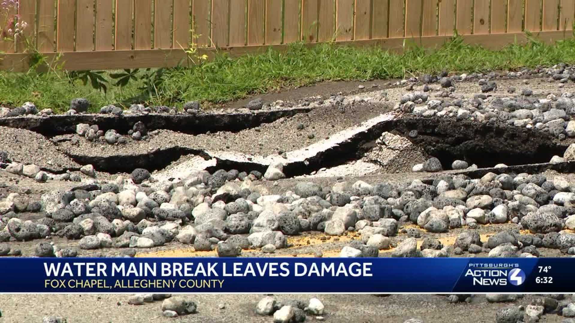 Fox Chapel Water Main Break