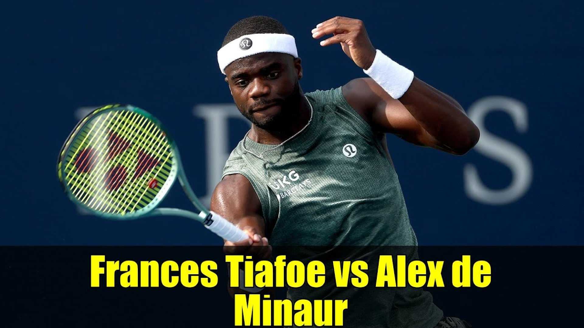 Frances Tiafoe Alex De Minaur Tennis Match