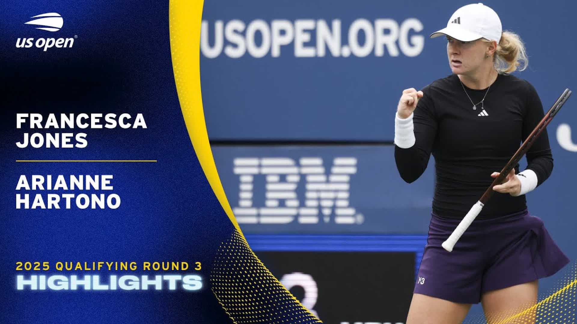 Francesca Jones Tennis Match Us Open