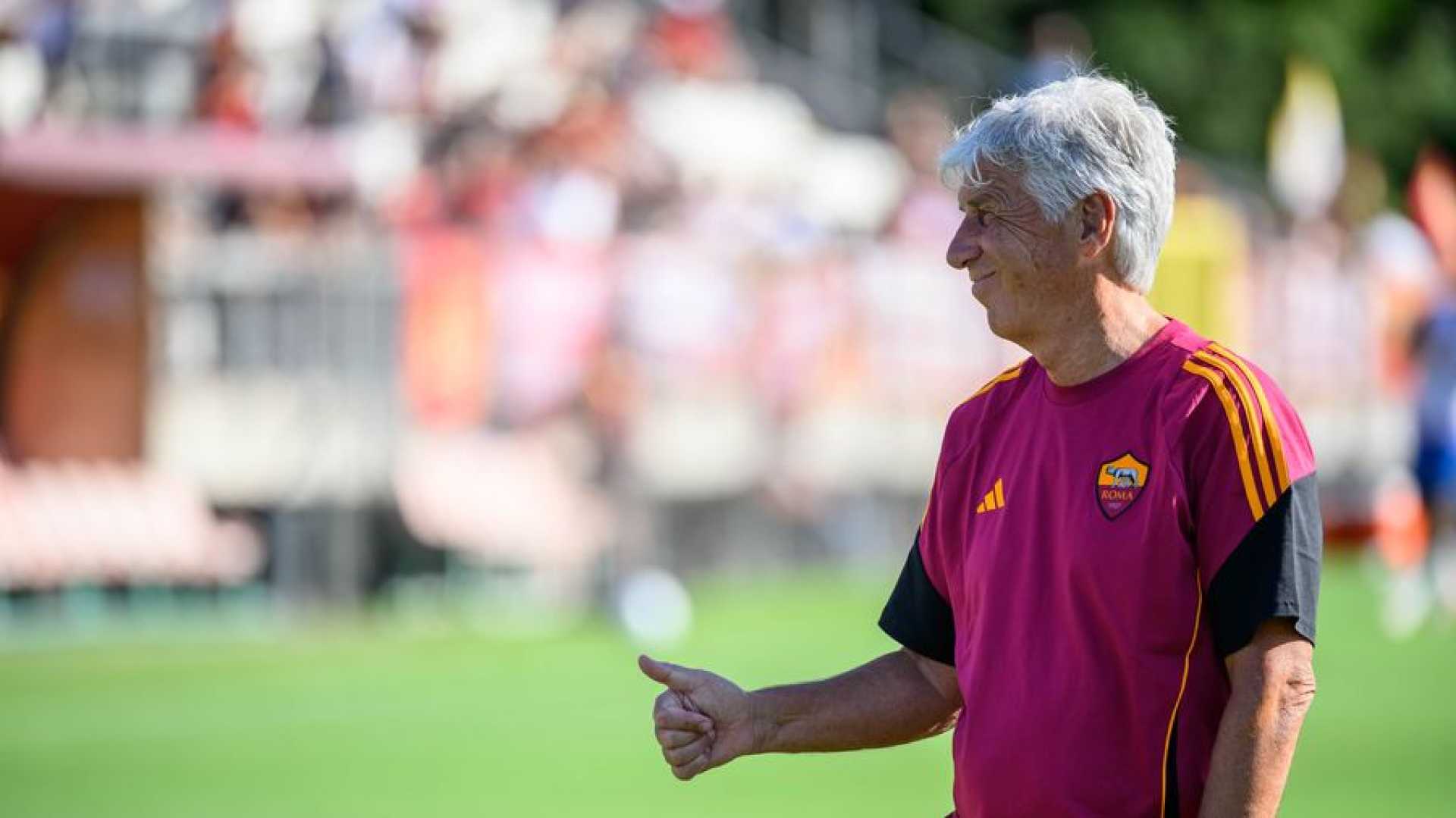 Gian Piero Gasperini Roma Friendly Match
