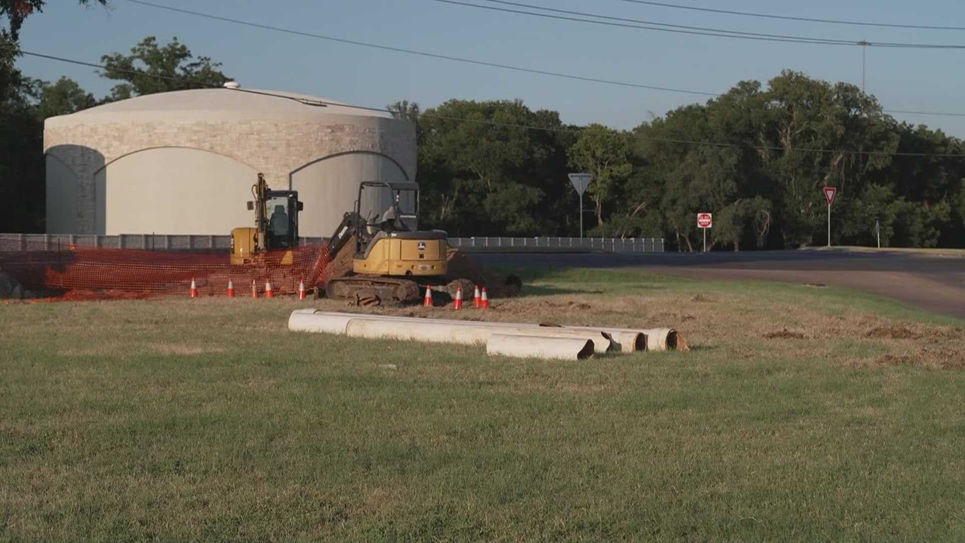 Granbury Texas Water Main Break