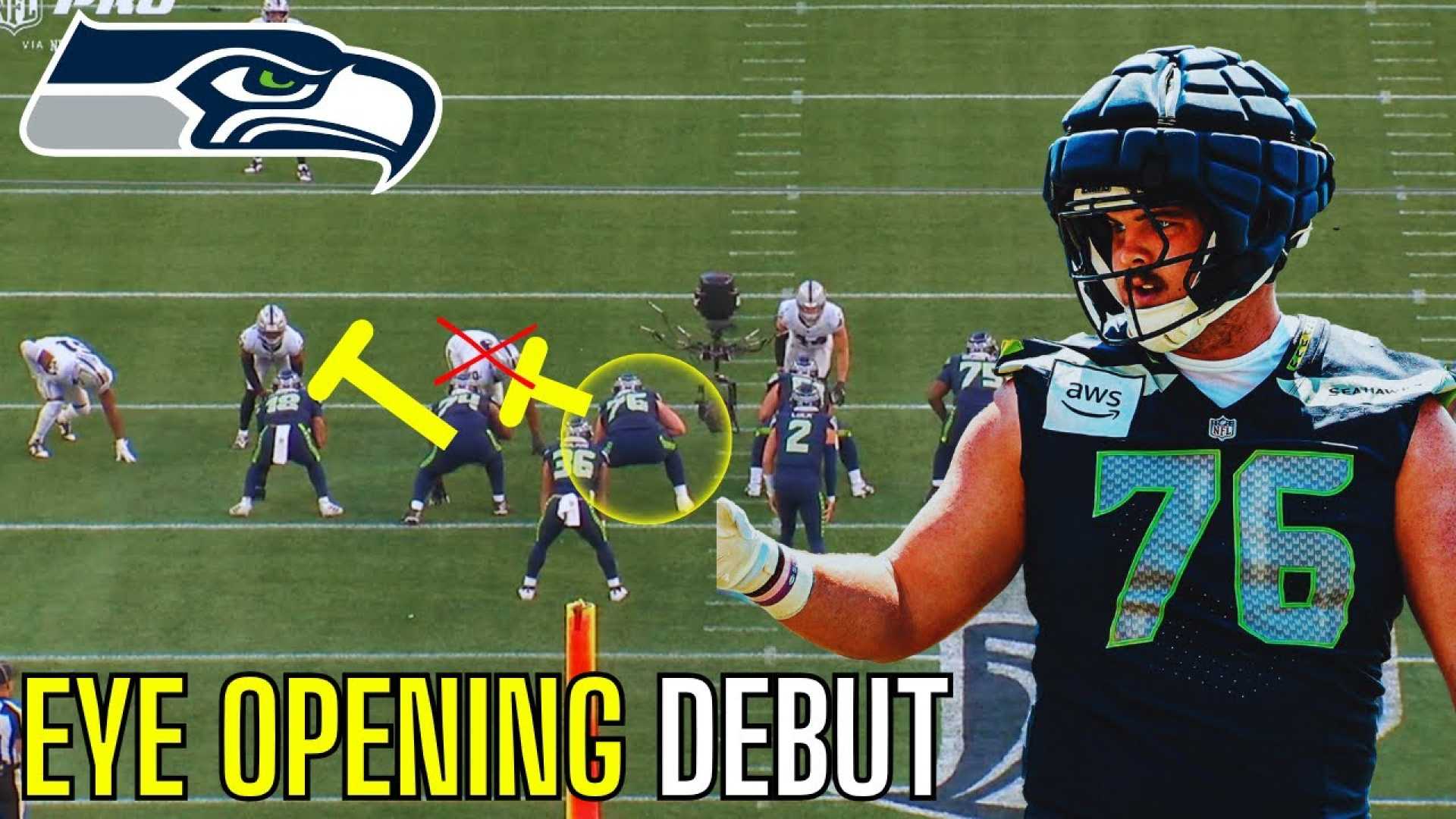 Grey Zabel Seattle Seahawks Debut
