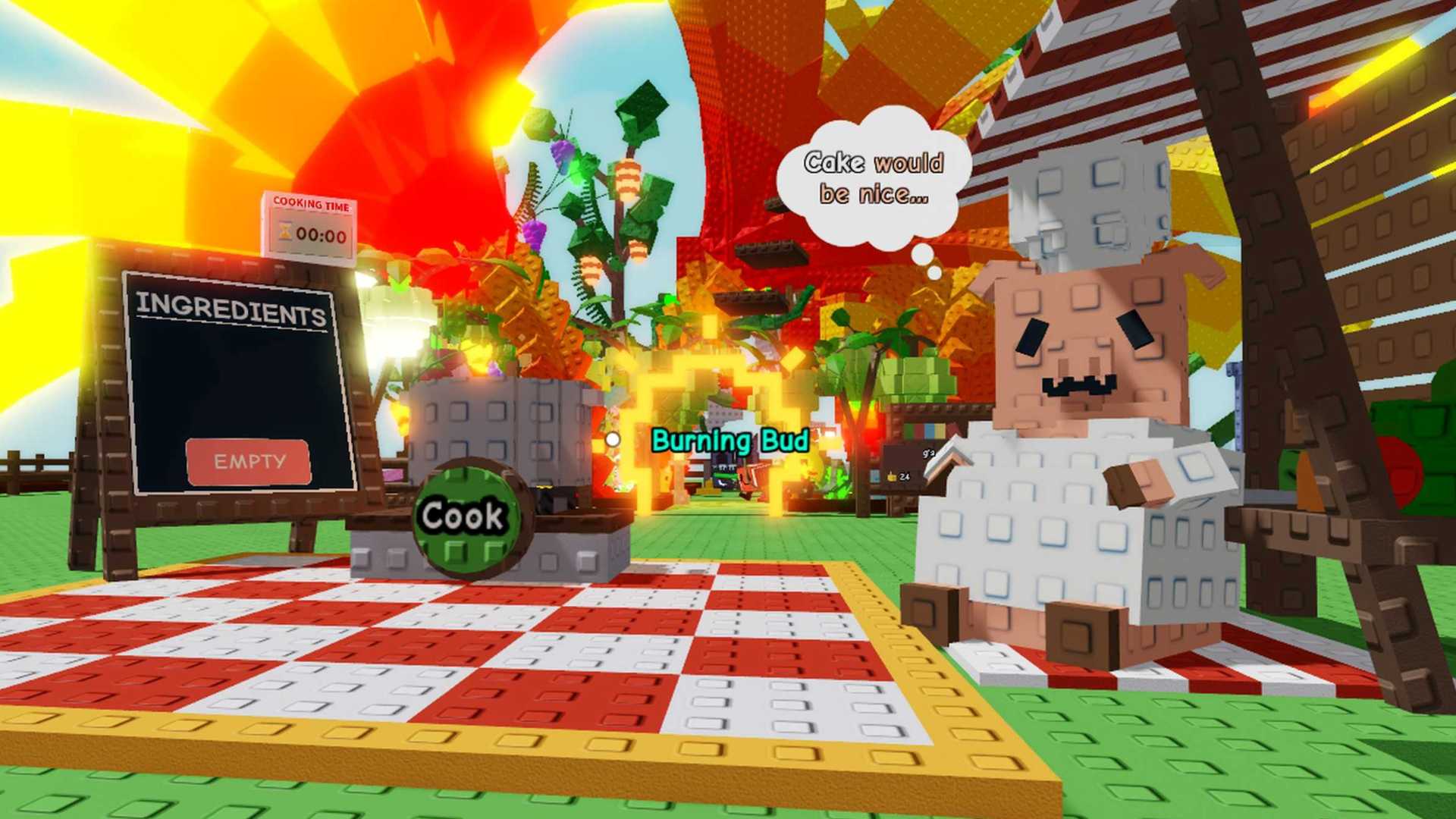 Grow A Garden Game Cooking Event