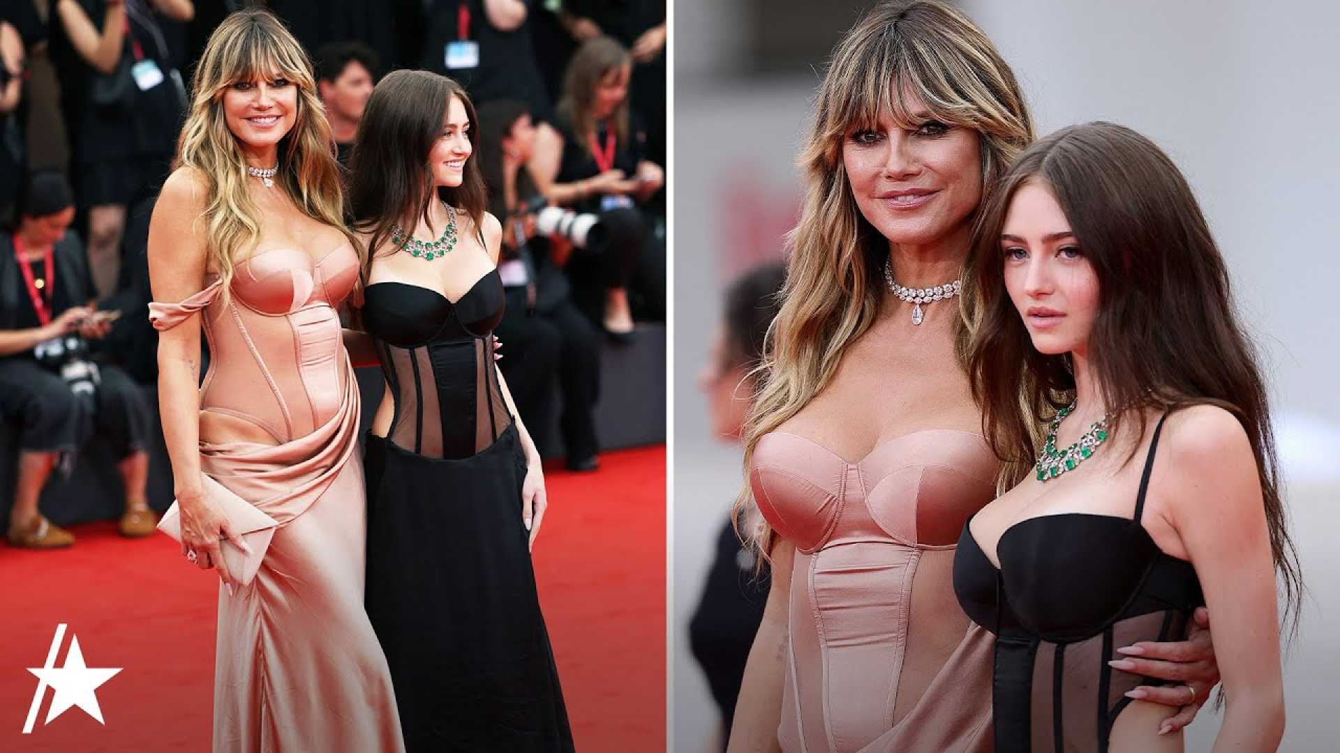 Heidi Klum Leni Klum Venice Film Festival Gowns