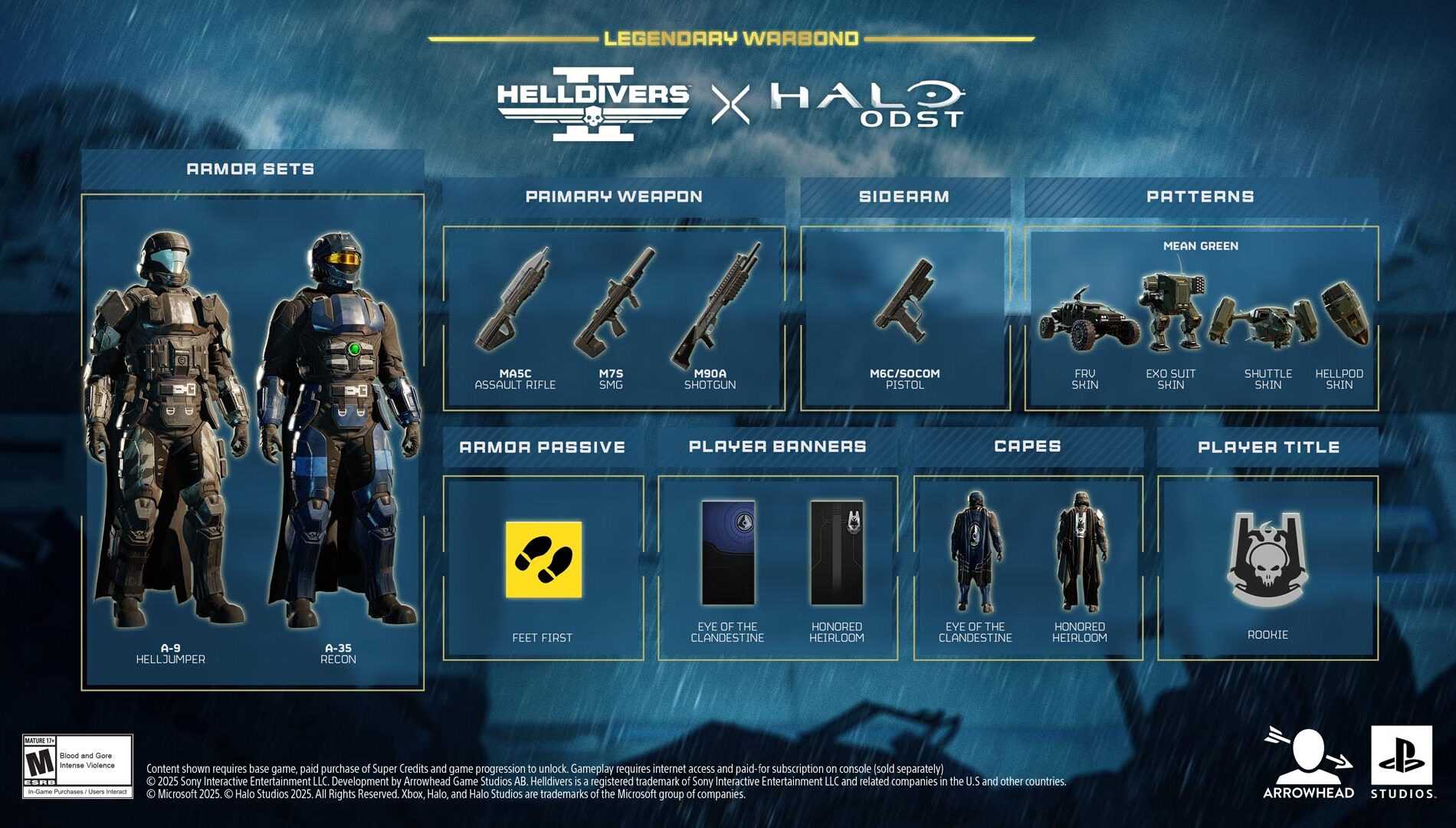Helldivers 2 Halo Odst Warbond