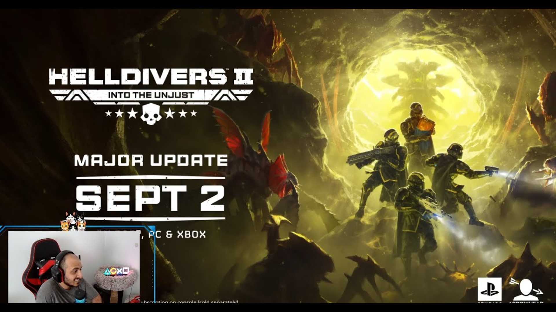 Helldivers 2 Into The Unjust Announcement