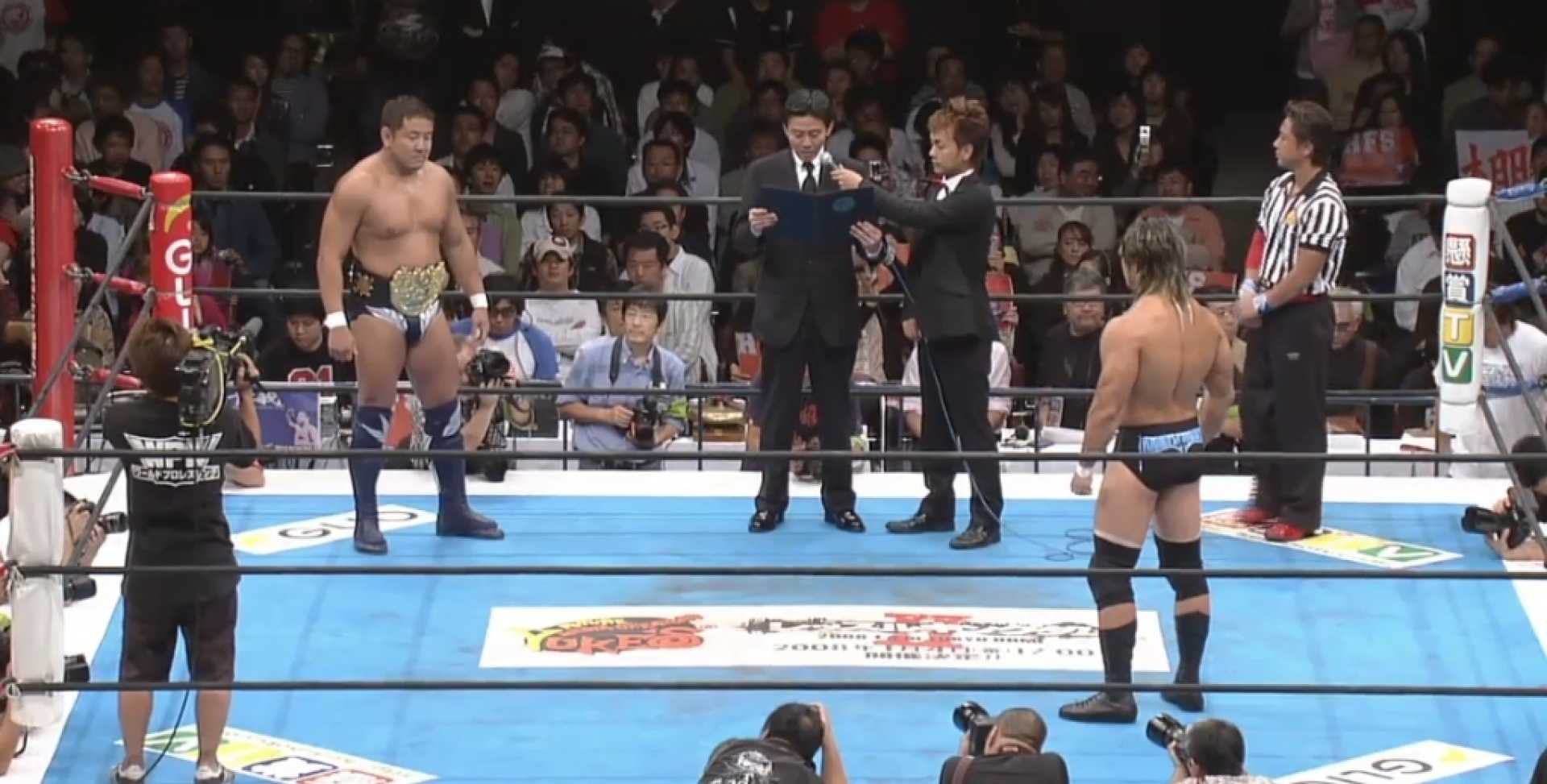 Hiroshi Tanahashi Yuji Nagata Wrestling Match