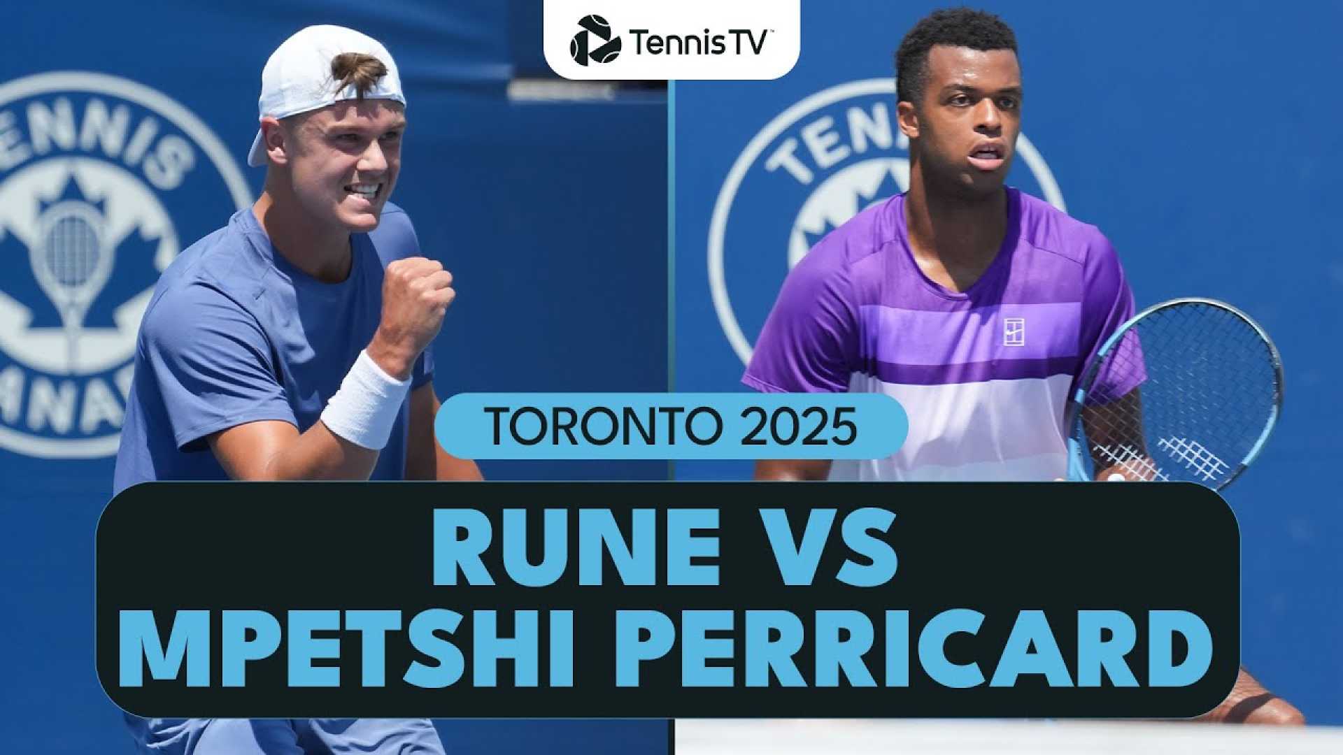 Holger Rune Tennis Match Toronto