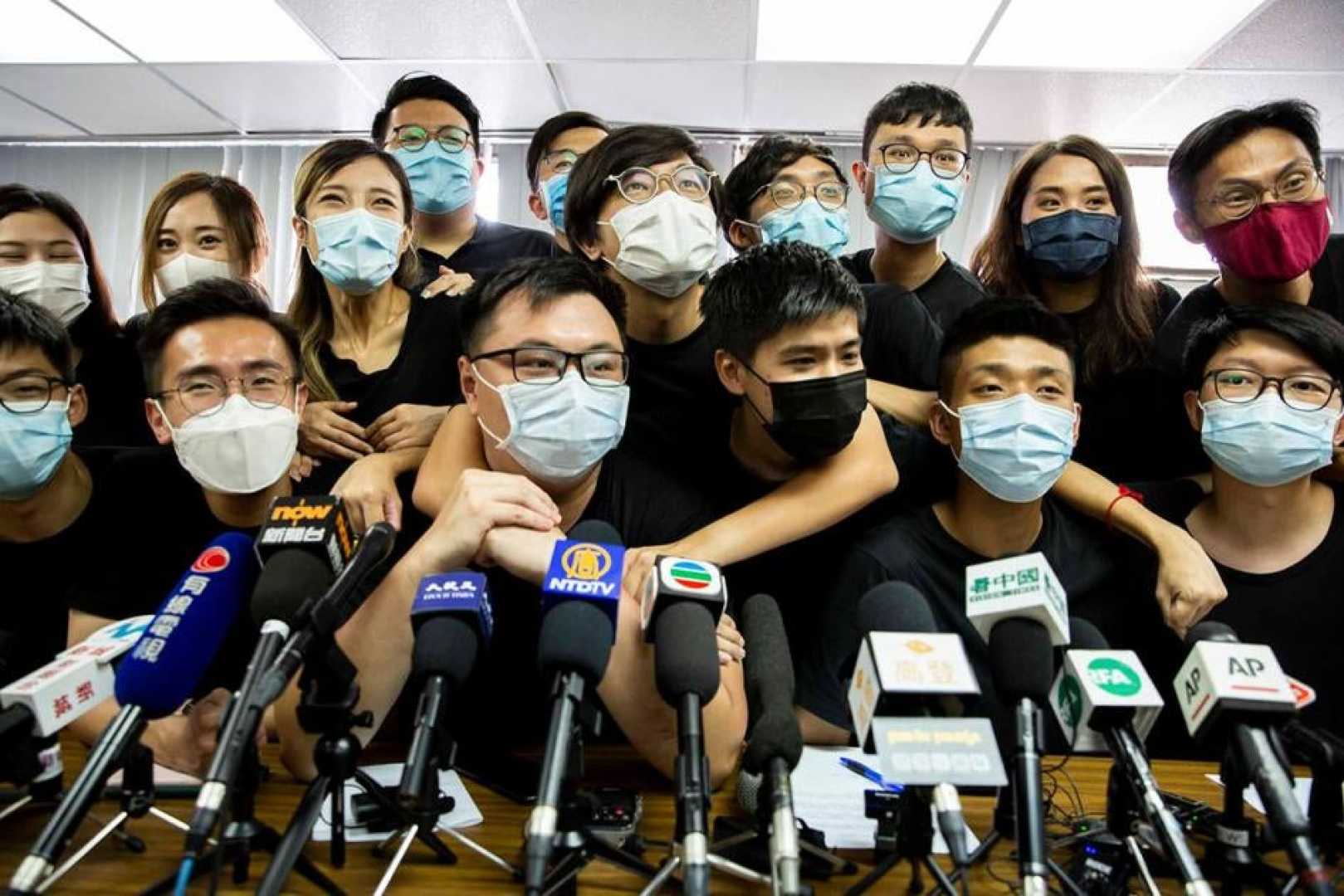 Hong Kong Police Security Law Activists