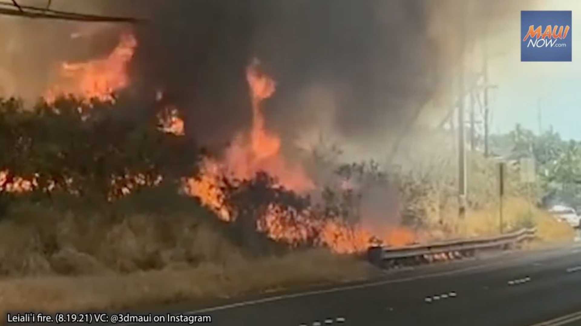 Honoapiʻilani Highway Fire Incident