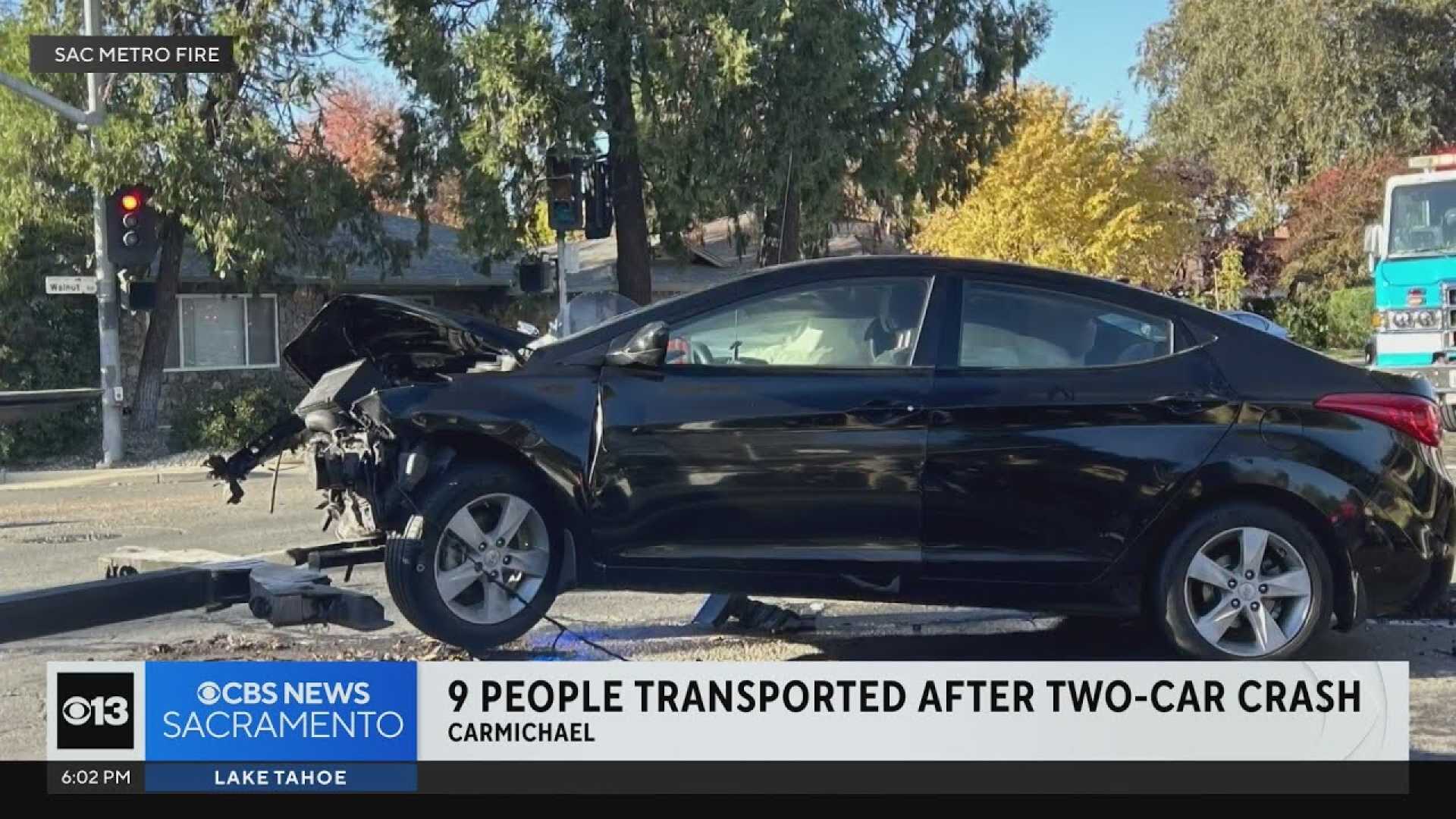 Hyundai Elantra Head On Collision Sacramento