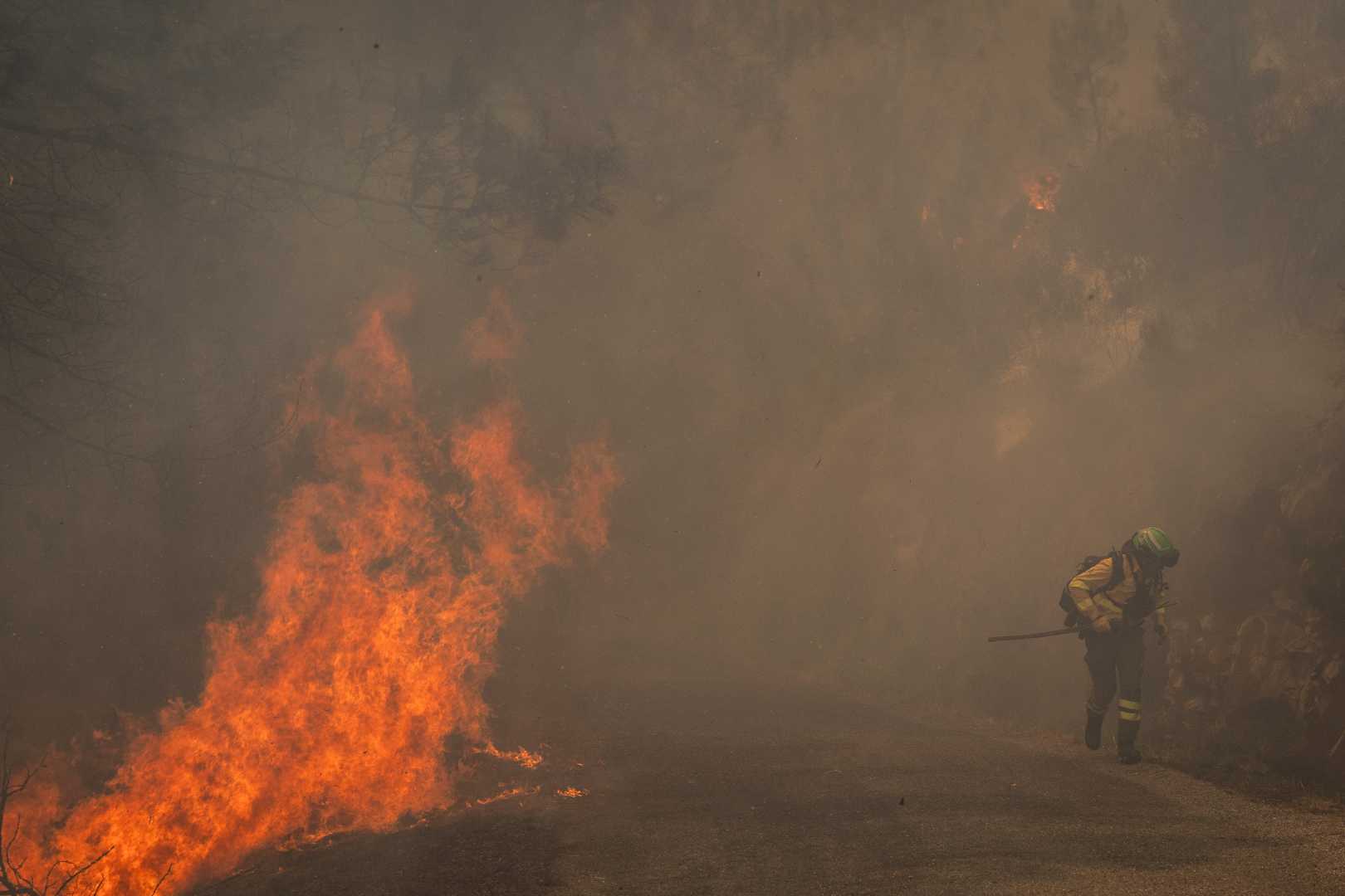 Iberian Peninsula Wildfires August 2025