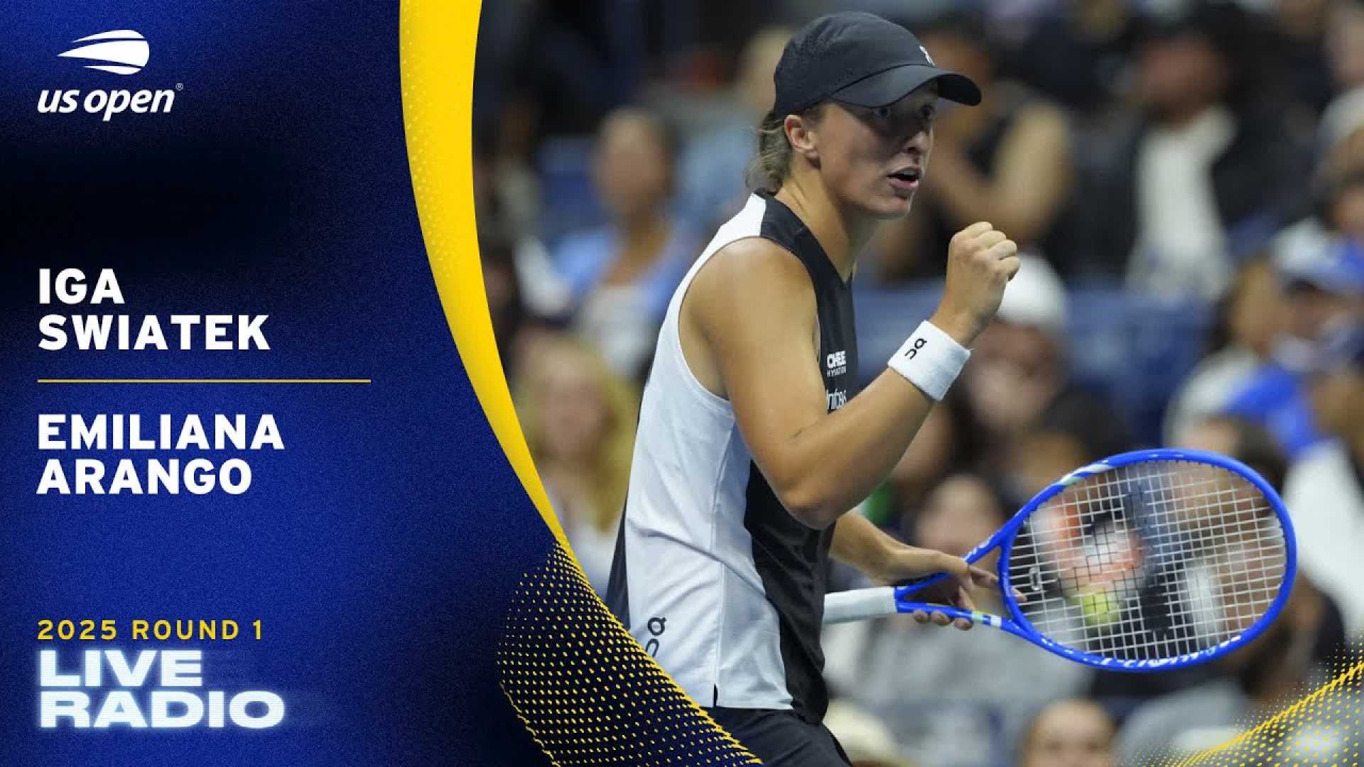 Iga Świątek Emiliana Arango Tennis Match