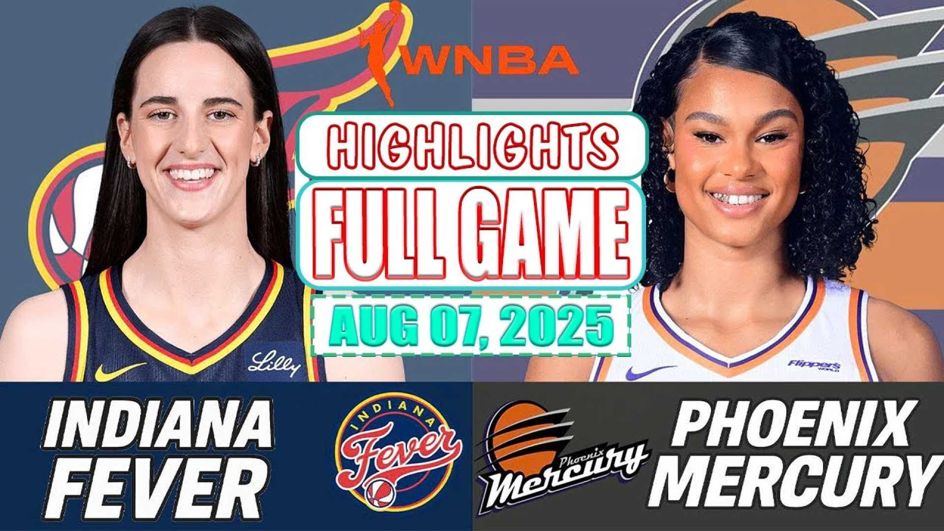 Indiana Fever Vs Phoenix Mercury Wnba