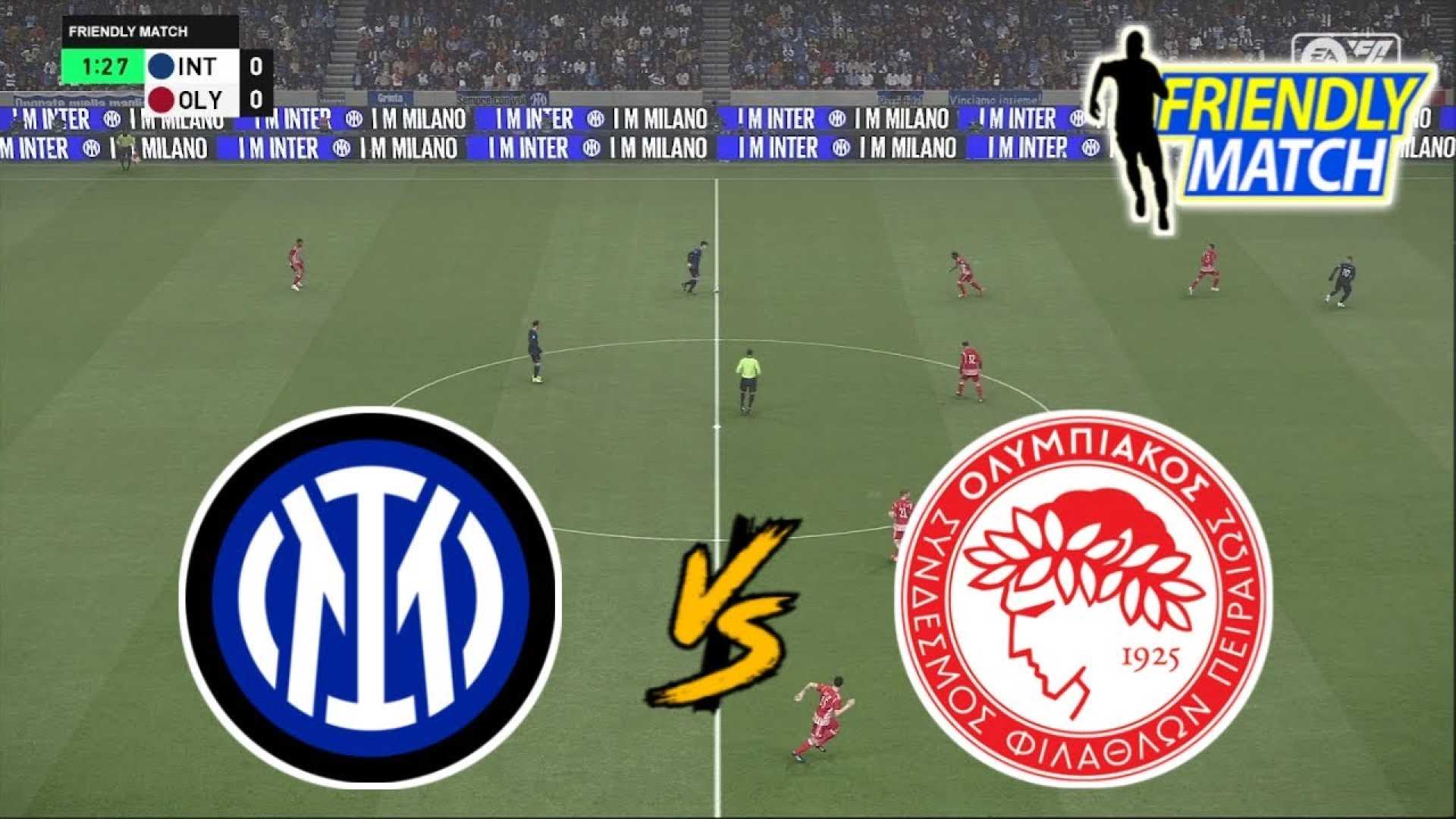 Inter Milan Olympiakos Friendly Match