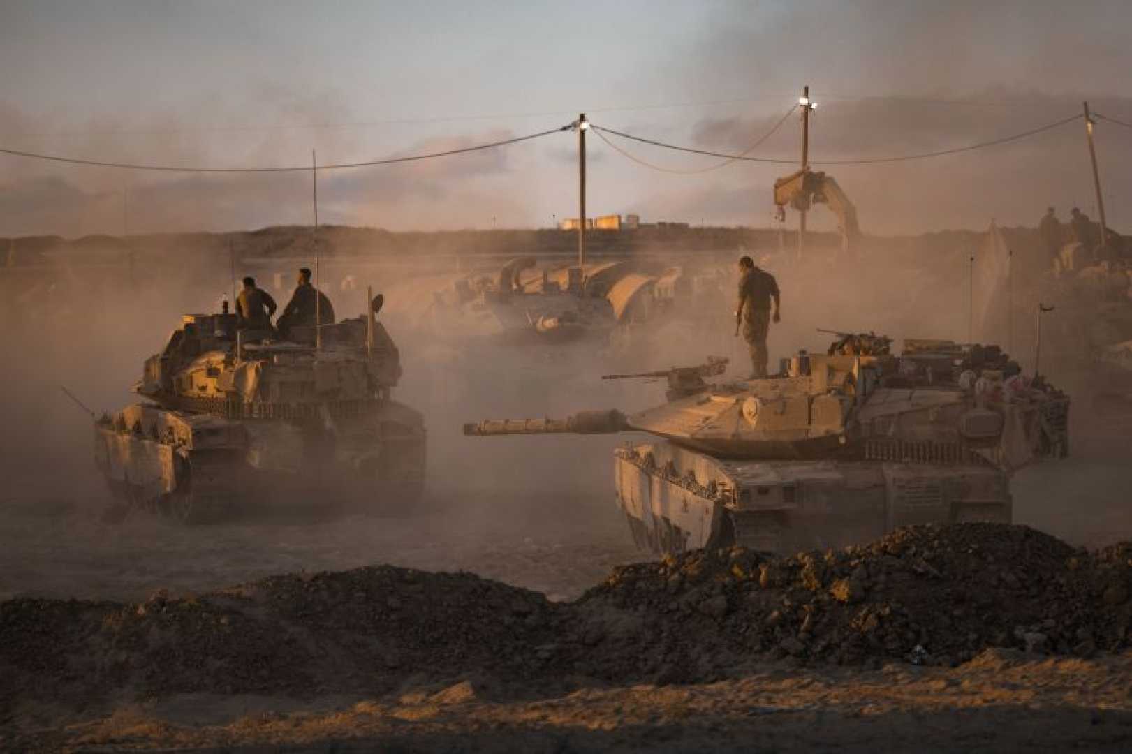 Israel Tanks Gaza City Military Operation