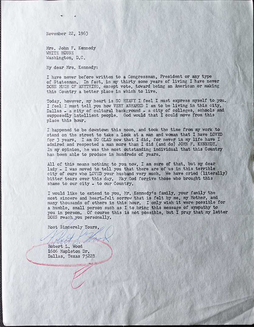 Jackie Kennedy Documentary Final Letter