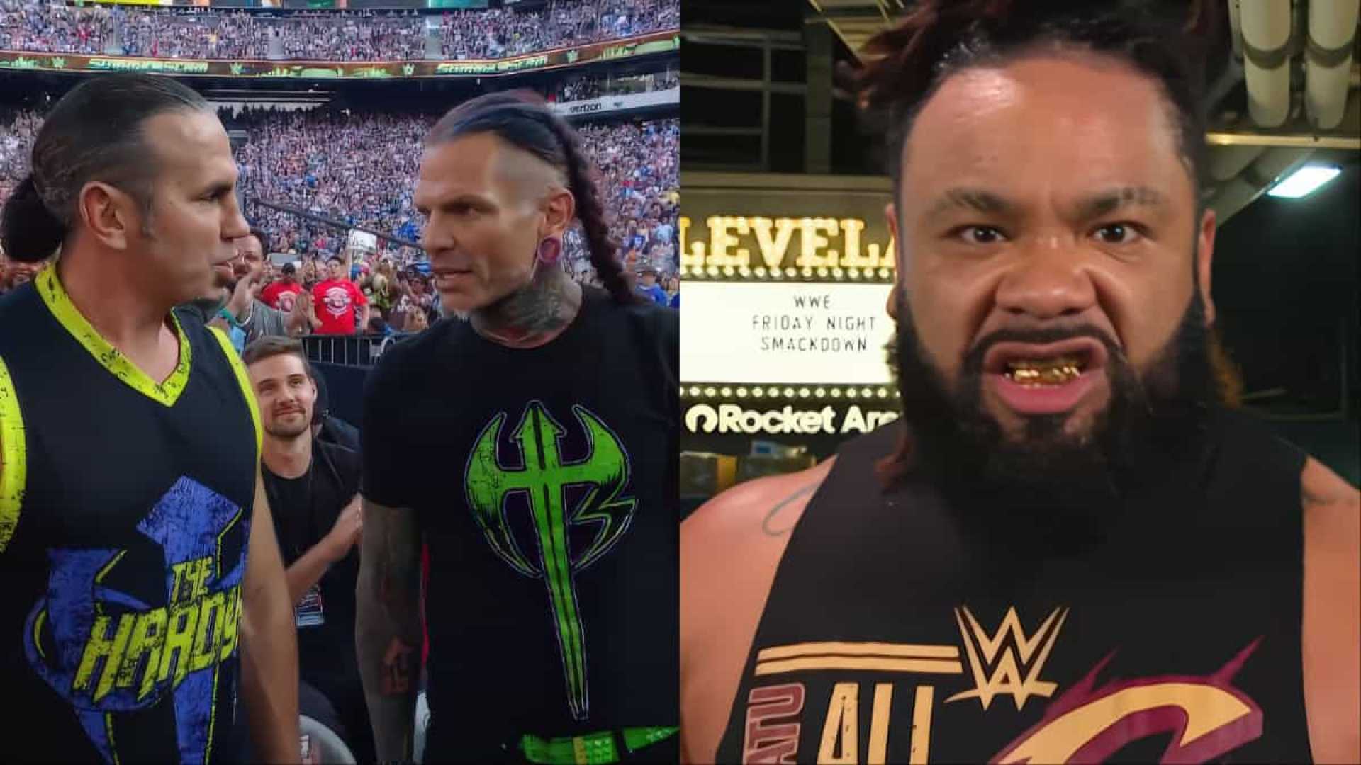 Jacob Fatu Wrestling Jeff Hardy Match