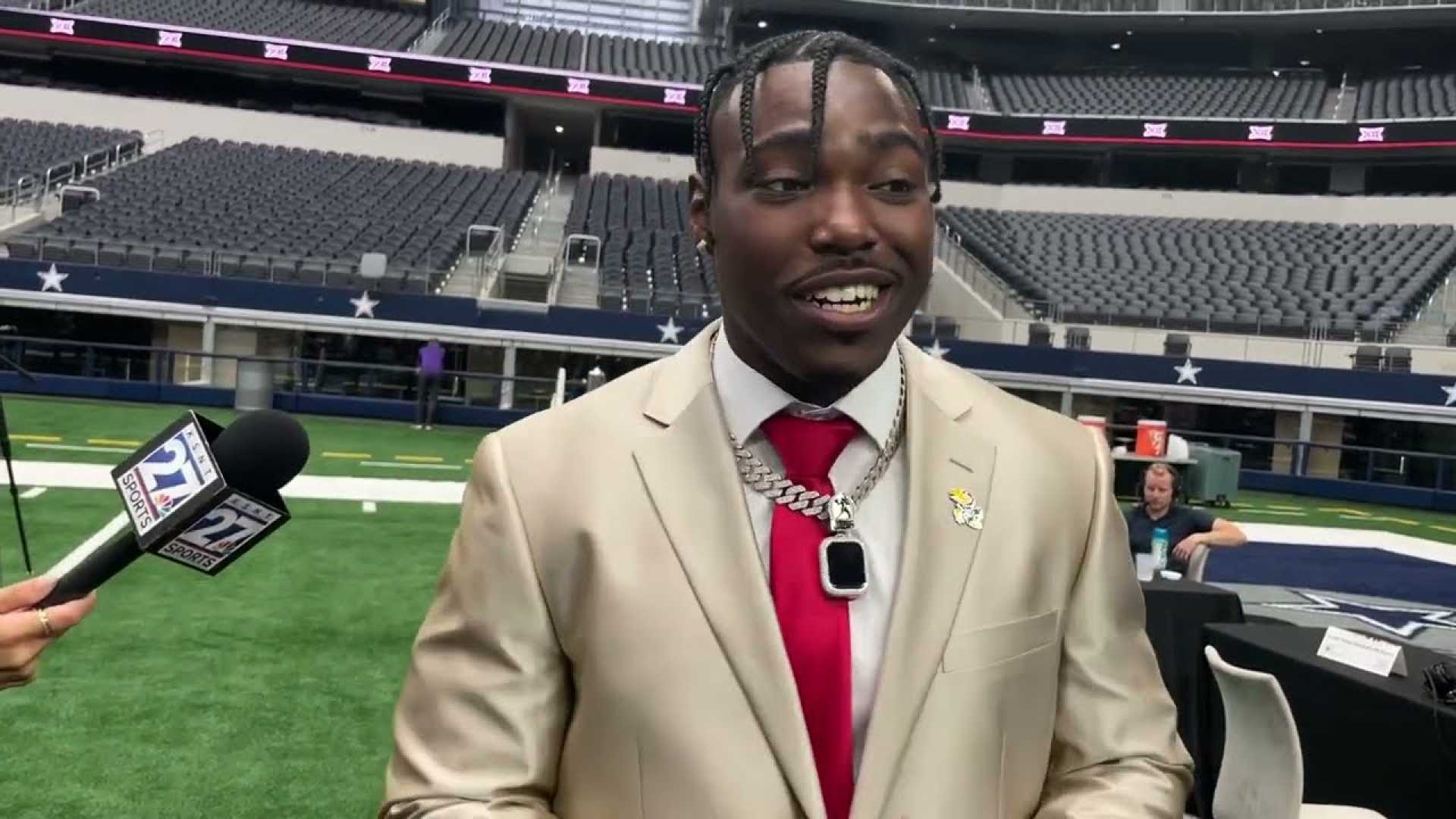 Jalon Daniels Kansas Quarterback Big 12 Media Day