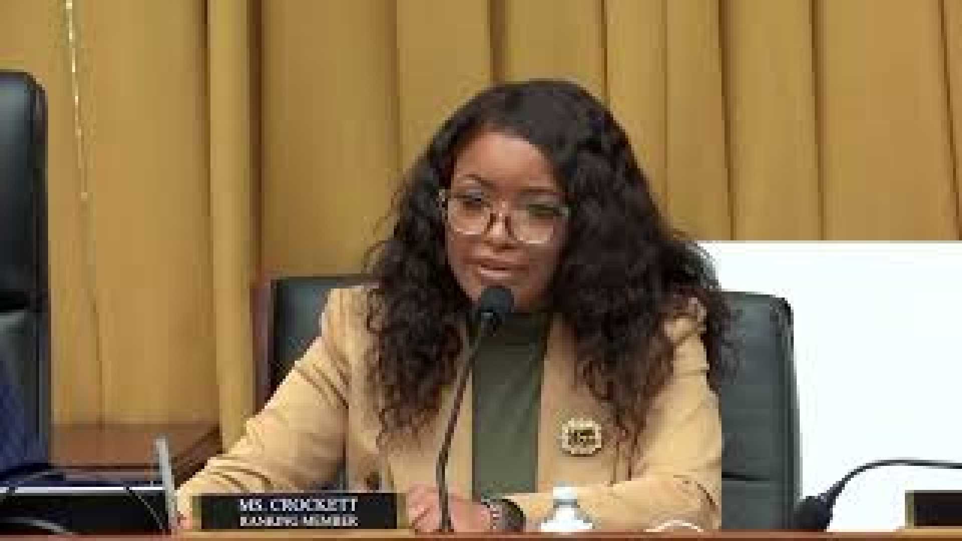 Jasmine Crockett Congress Behavior