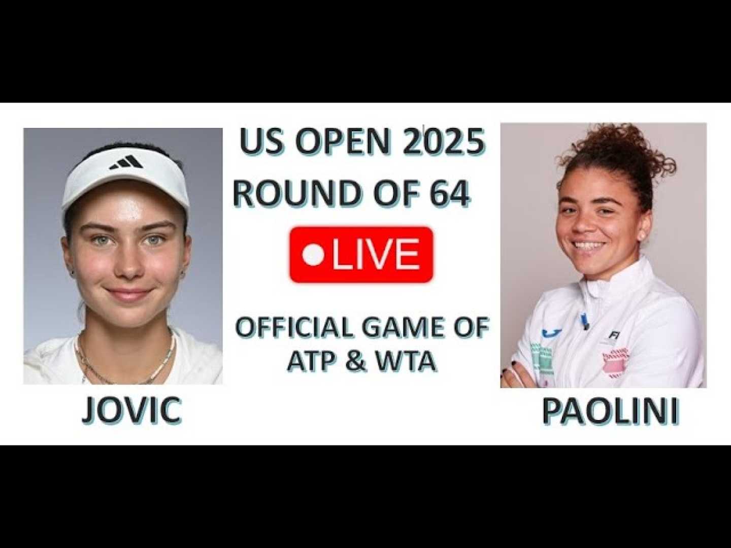 Jasmine Paolini Iva Jovic Us Open