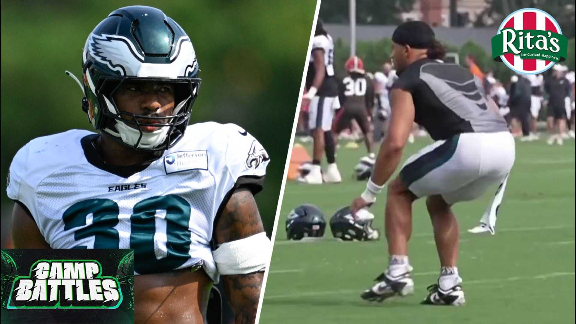 Jihaad Campbell Philadelphia Eagles Training Camp
