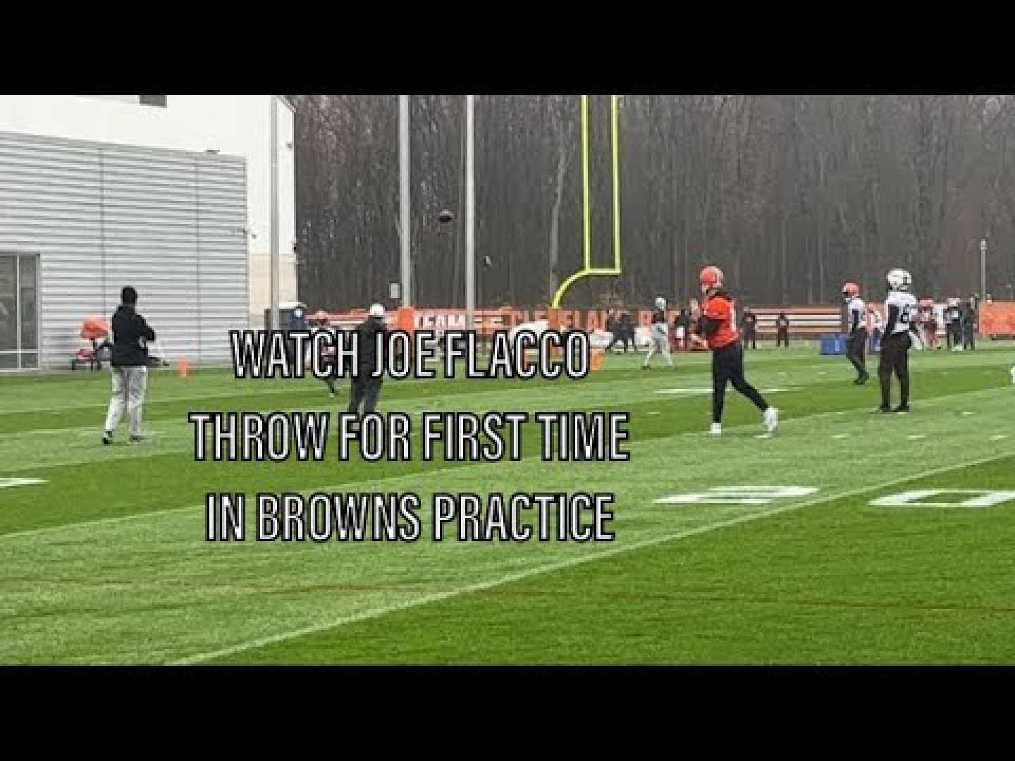 Joe Flacco Football Practice