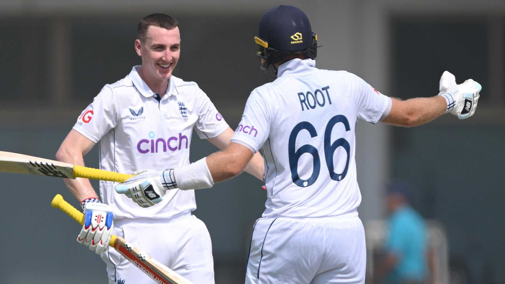 Joe Root And Harry Brook Cricket Match