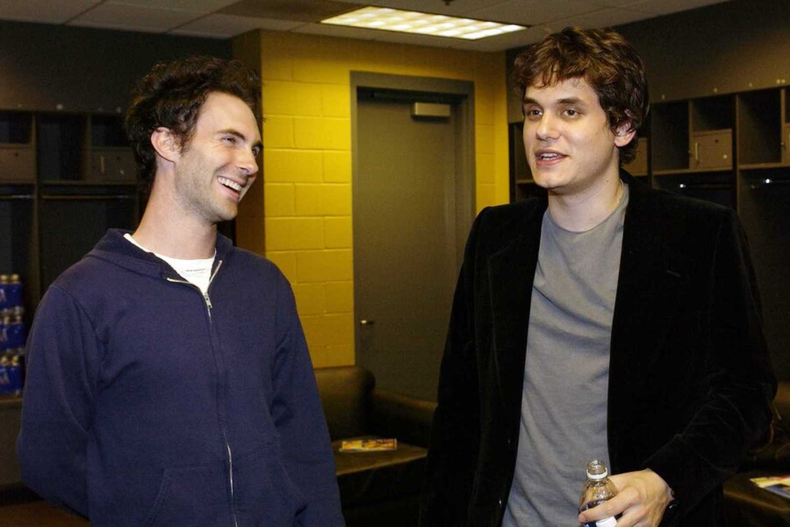 John Mayer Adam Levine Backstage Concert