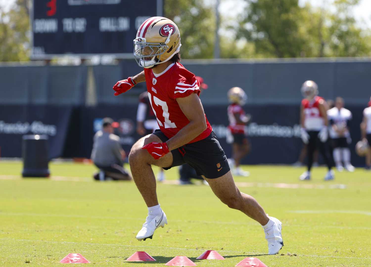 Jordan Watkins San Francisco 49ers Practice