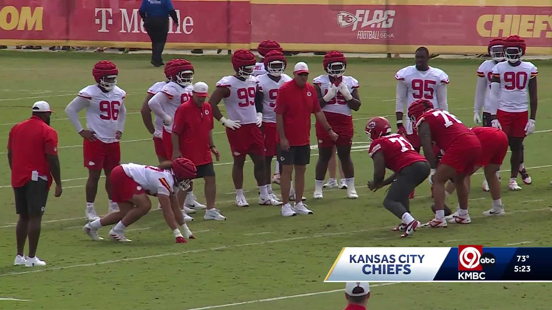 Kansas City Chiefs Offensive Line Training Camp