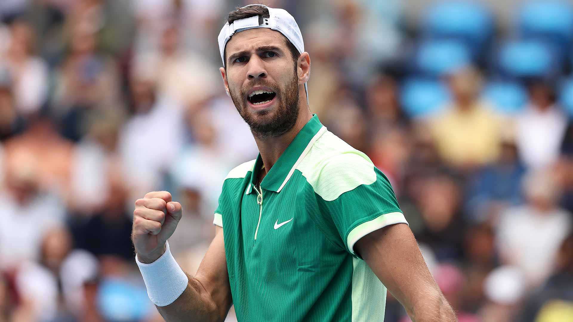 Karen Khachanov Tennis Match