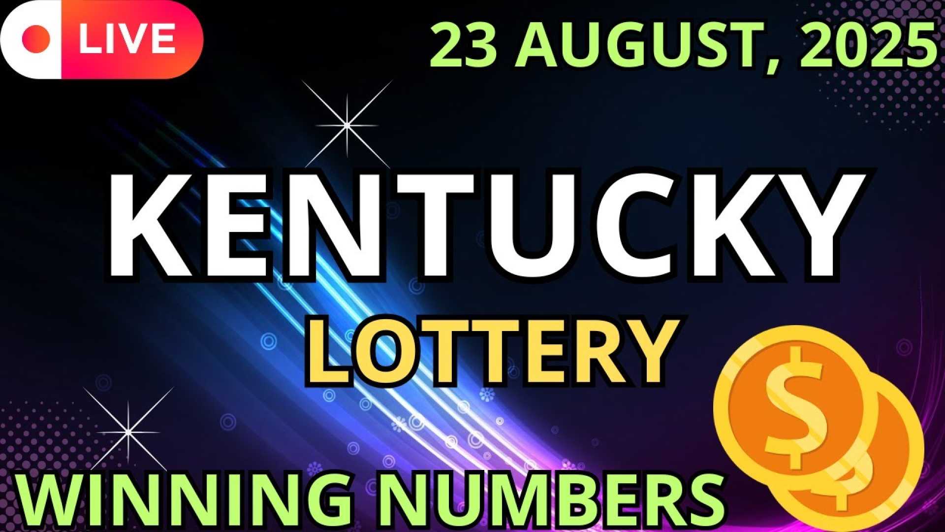 Kentucky Lottery Winning Numbers August 2025